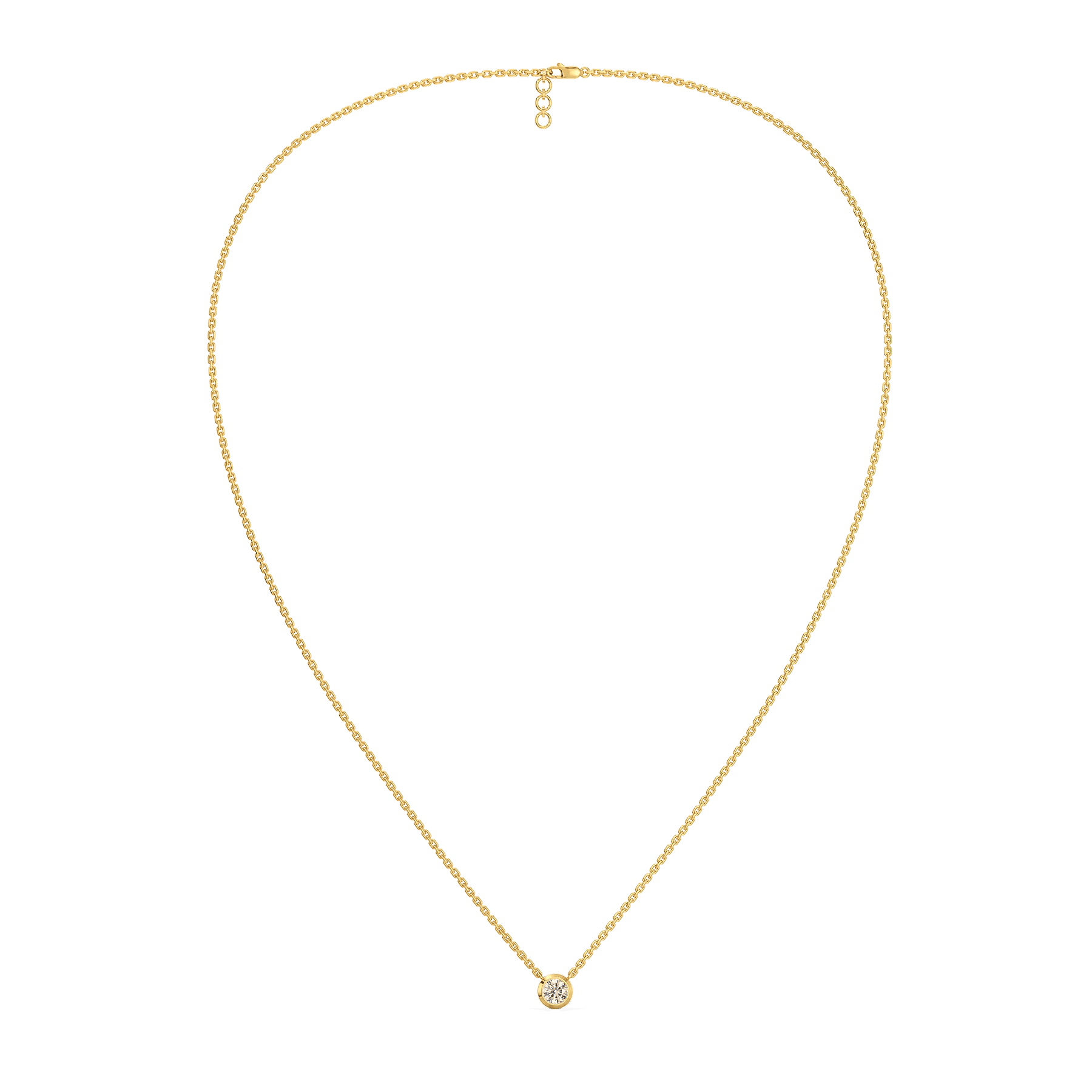 Everyday Orbit Solitaire Necklace 1