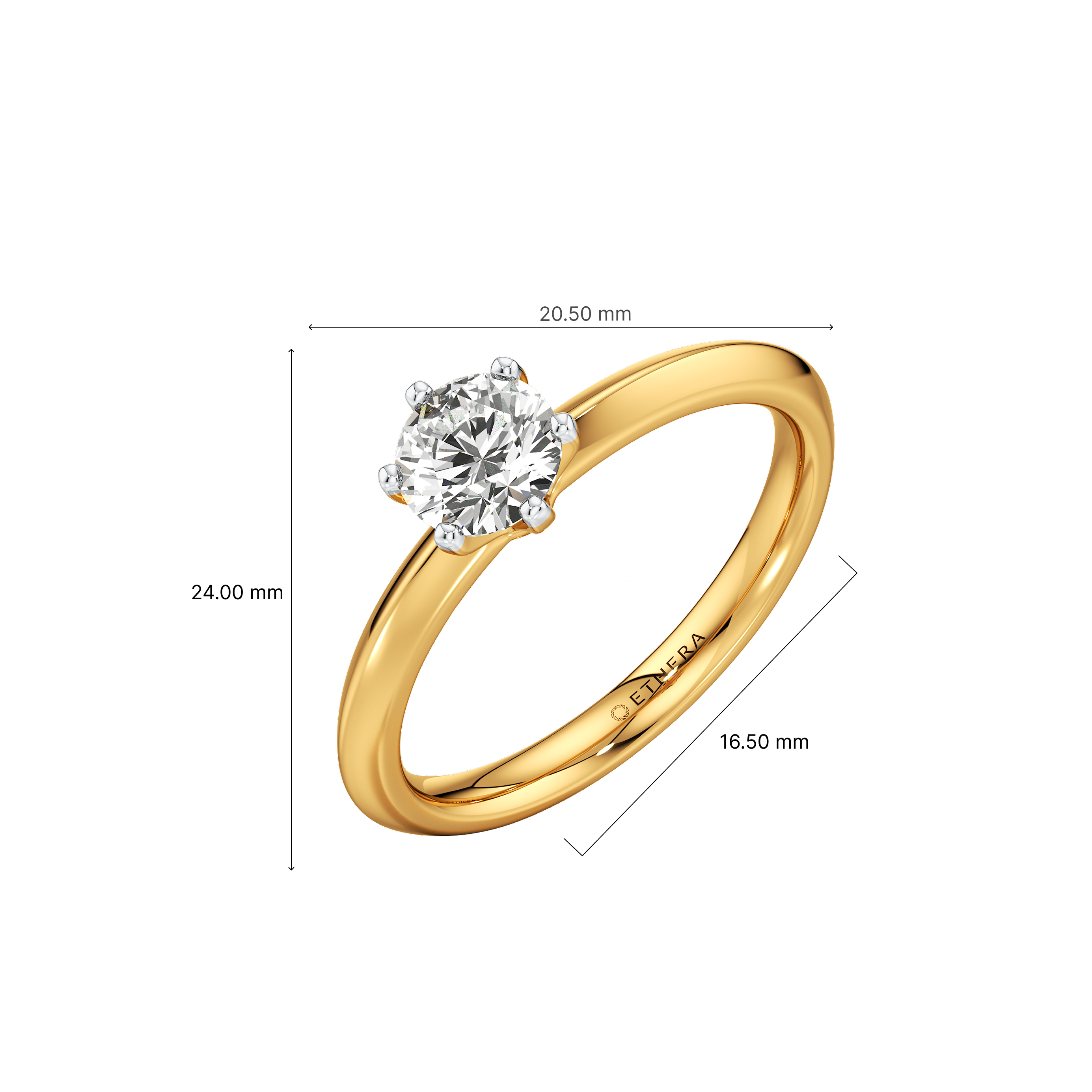 Forever One Solitaire Ring 5