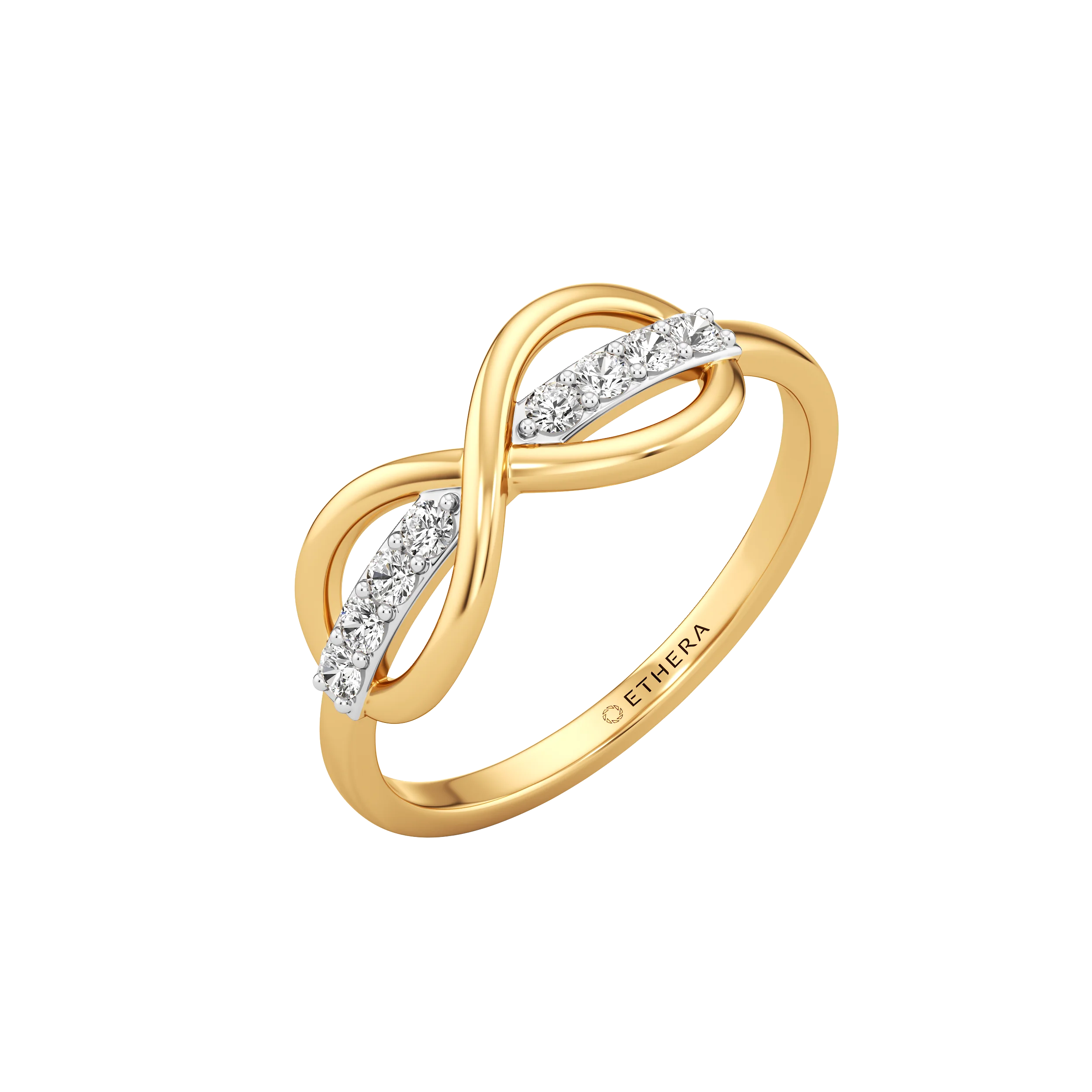 Infinity Glide Diamond Ring 0