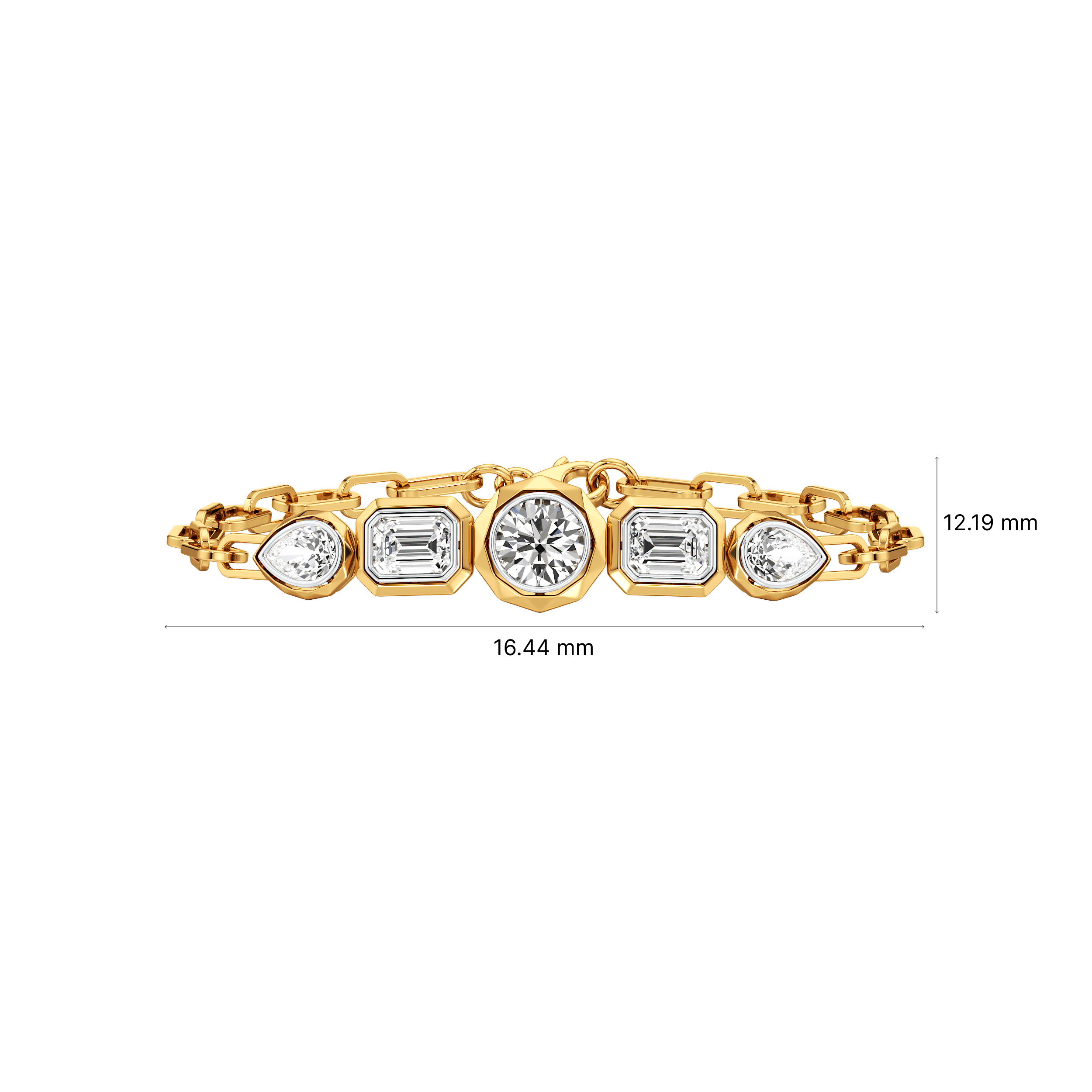 Faceted Opulence Flexible Bracelet 9