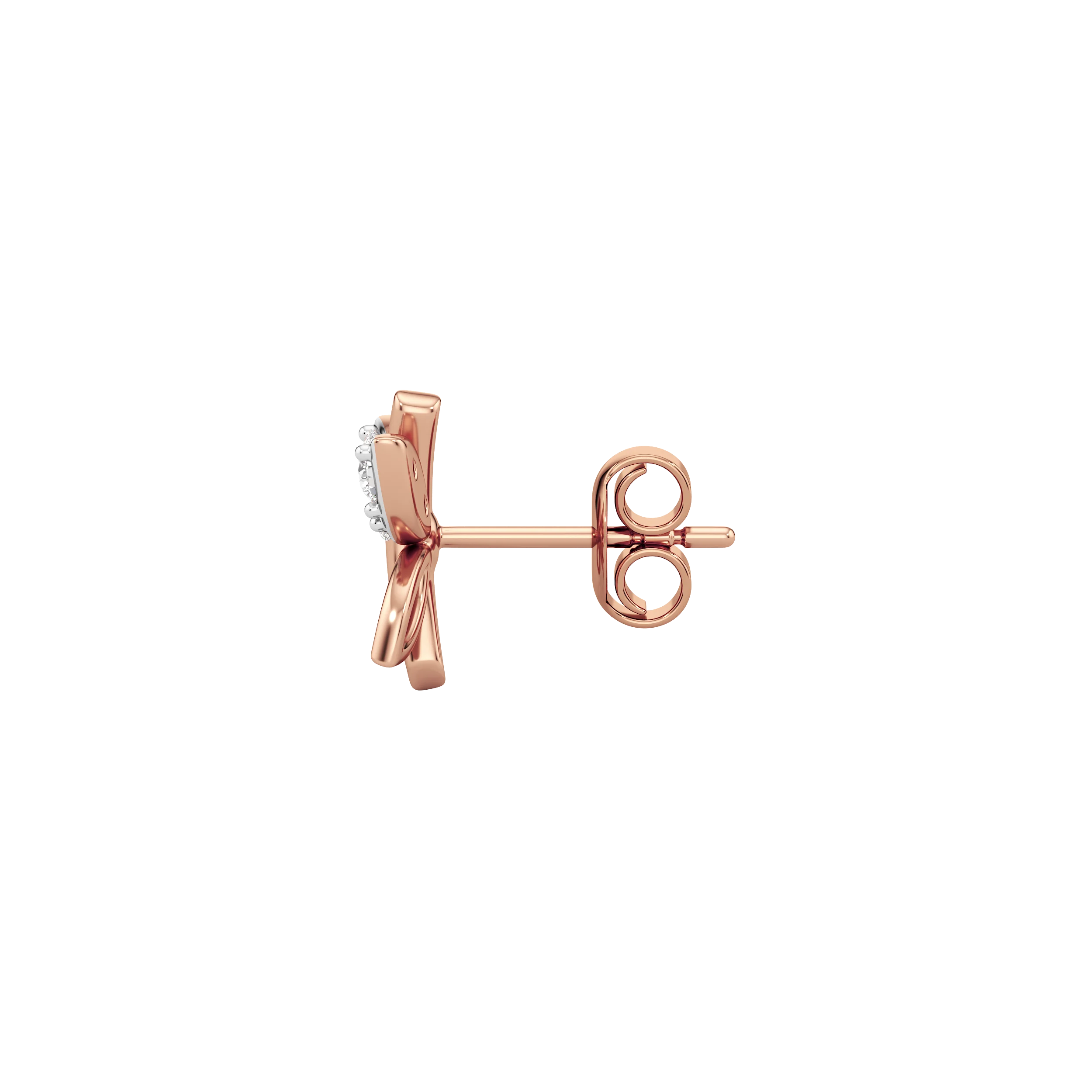 Flutterleaf Diamond Studs 8