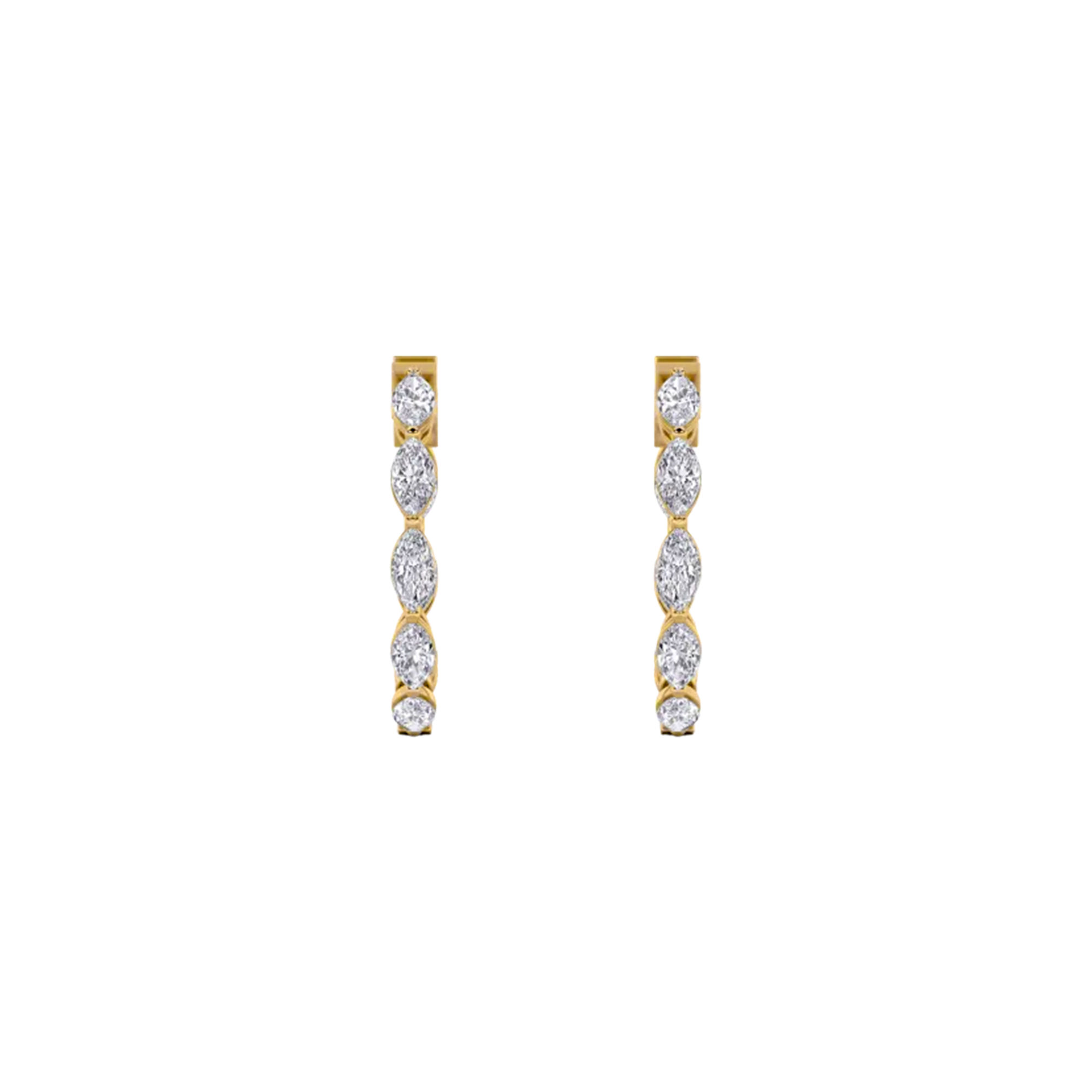 Radiant Circle Hoop Earrings 4