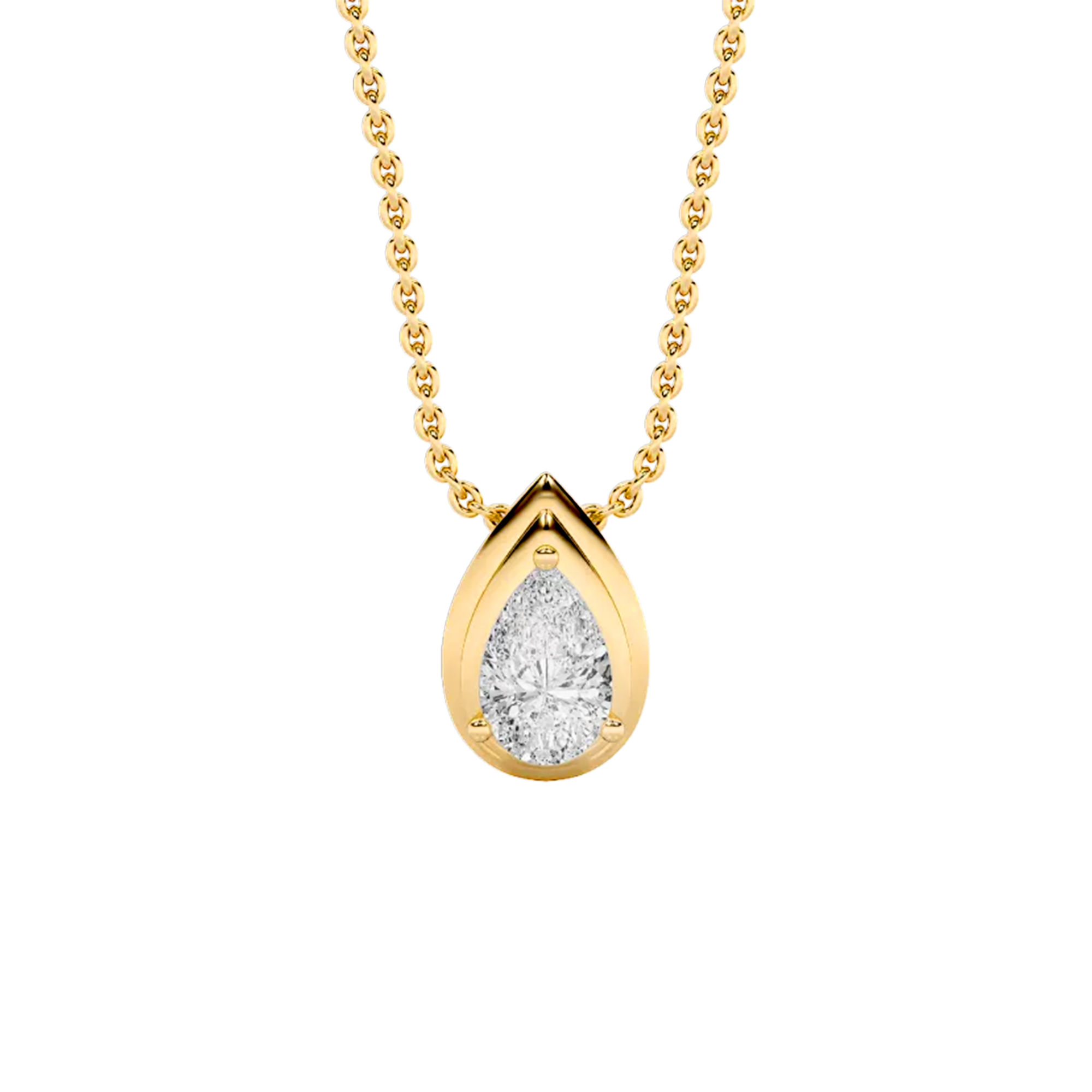 Dewdrop Solitaire Pendant 0