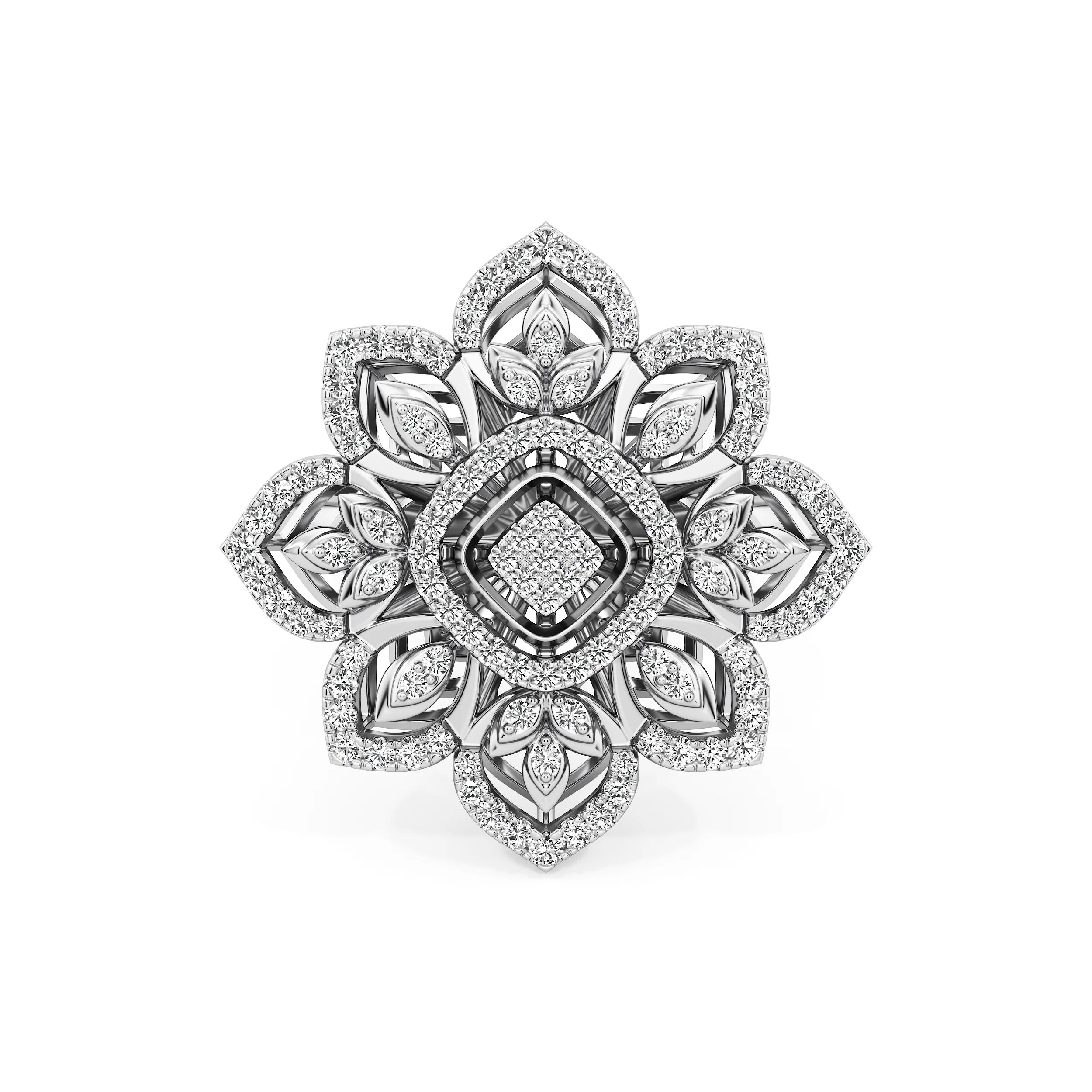 Lustre Petal Grande Ring 10