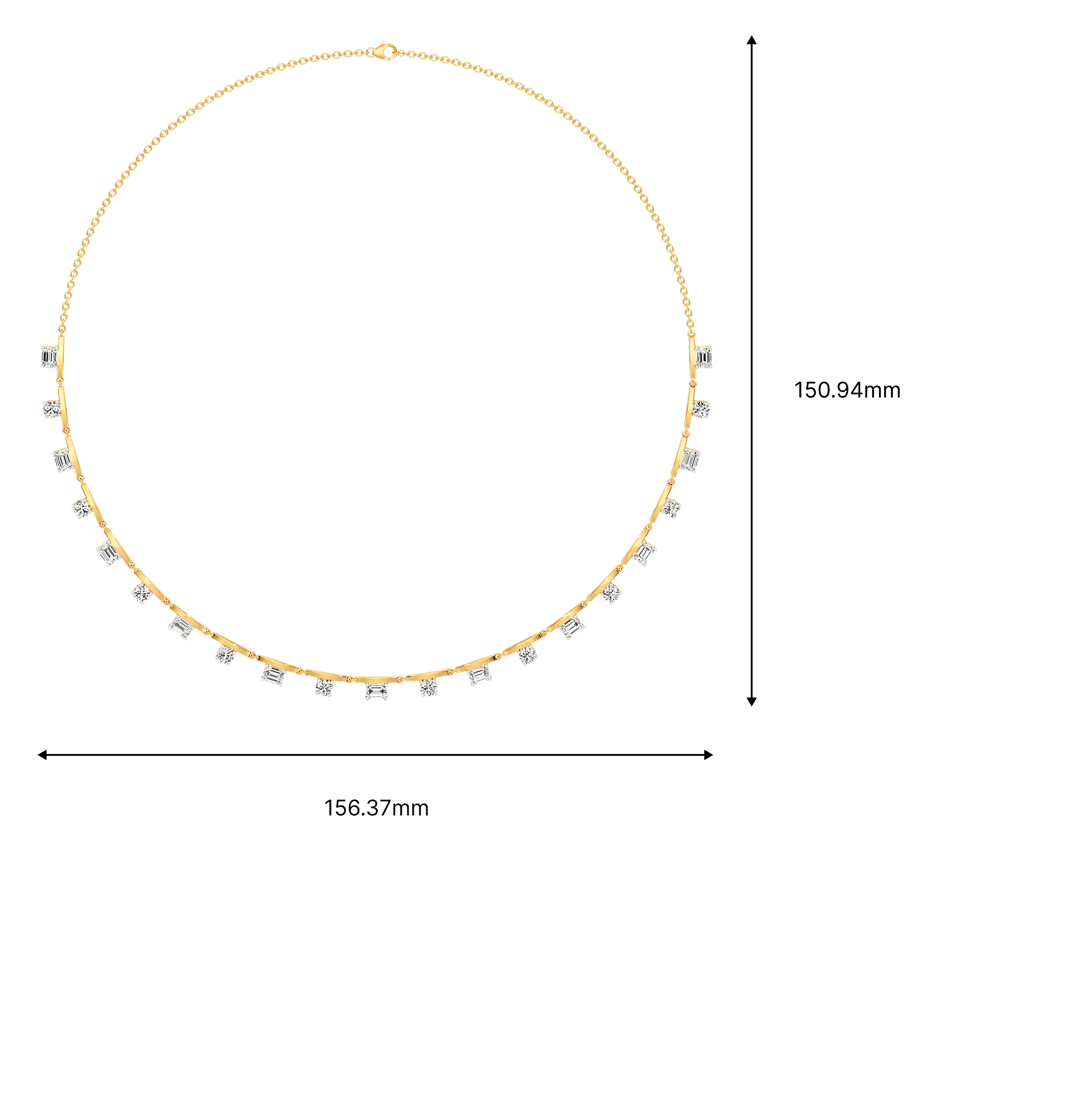Starlight Serenade Tennis Necklace 4