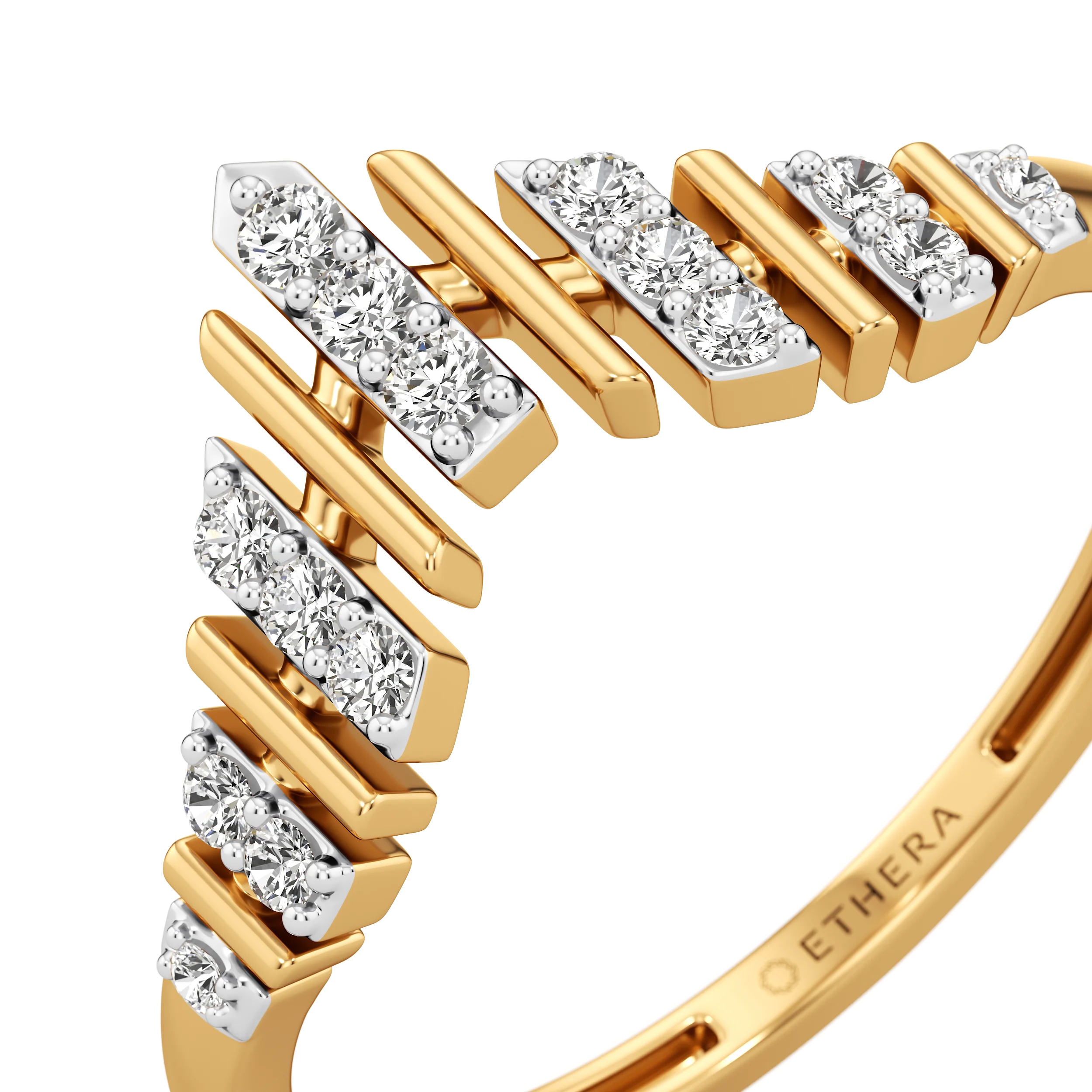 Radiant Edge Diamond Ring 4