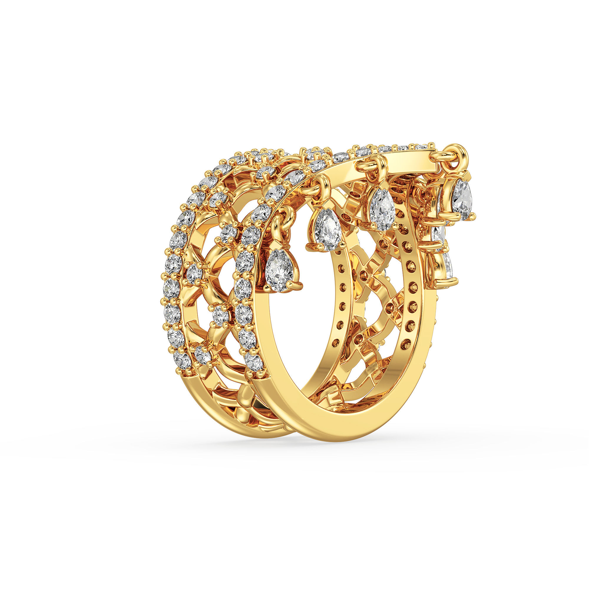 Cosmopolitan Cocktail Ring - Comfort Fit 4