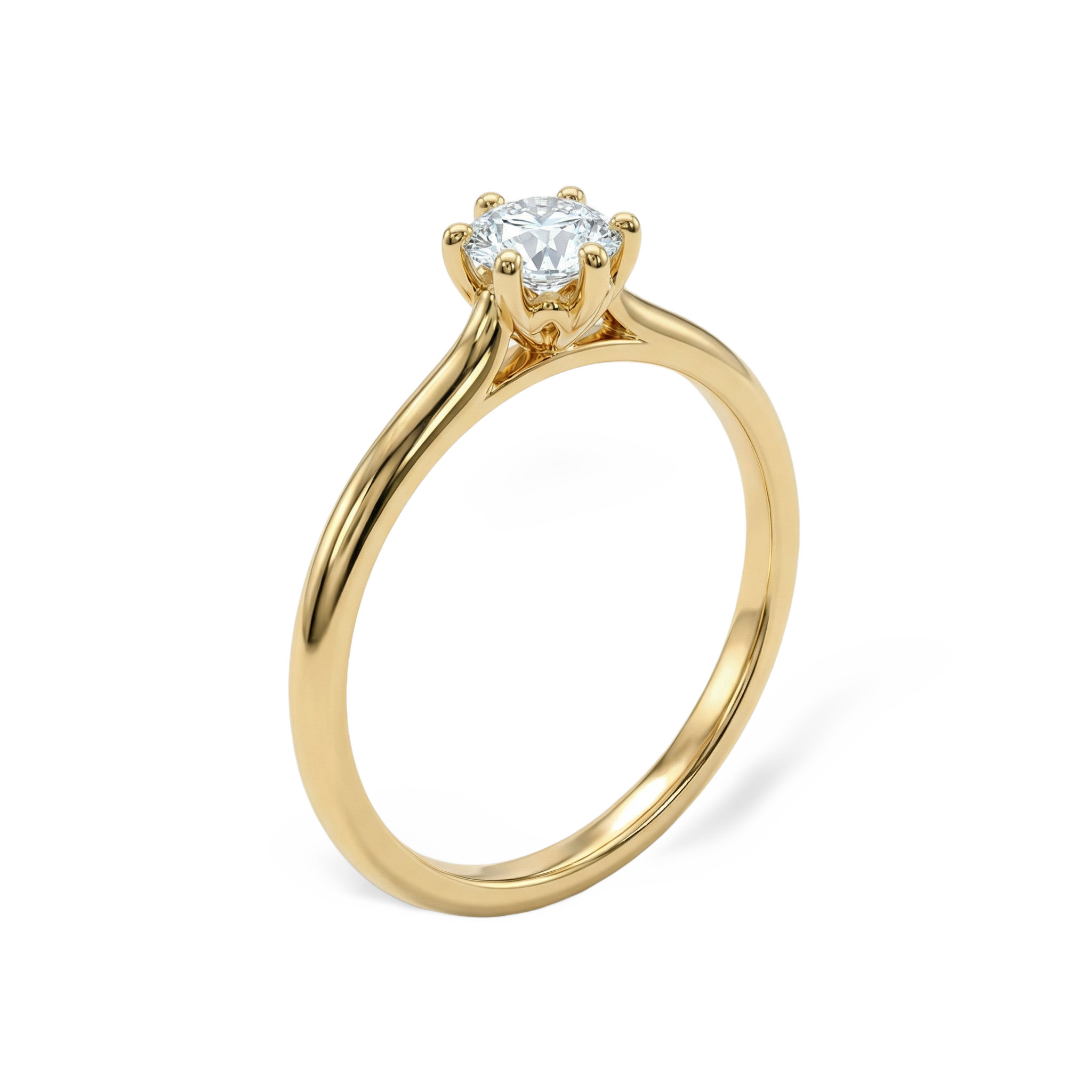 Sunlet Solitaire Ring