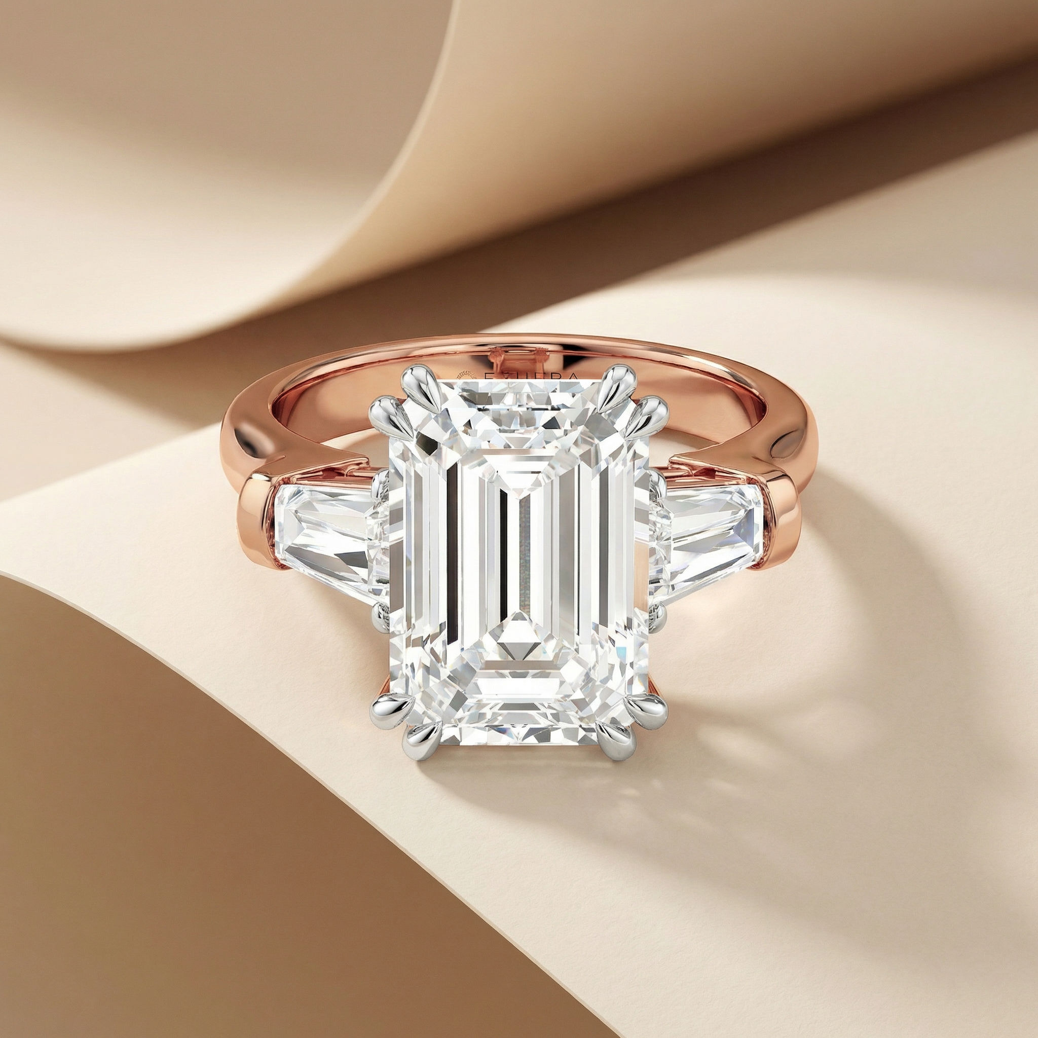 Headliner 3 stone Ring 12