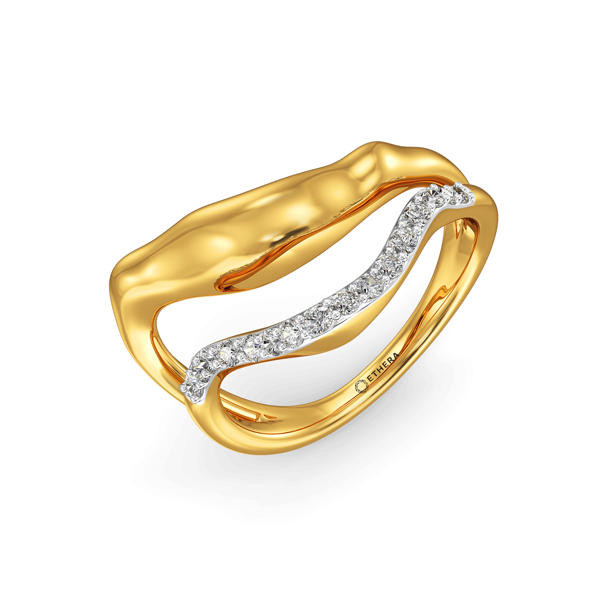 Ripplewrap Stack Ring