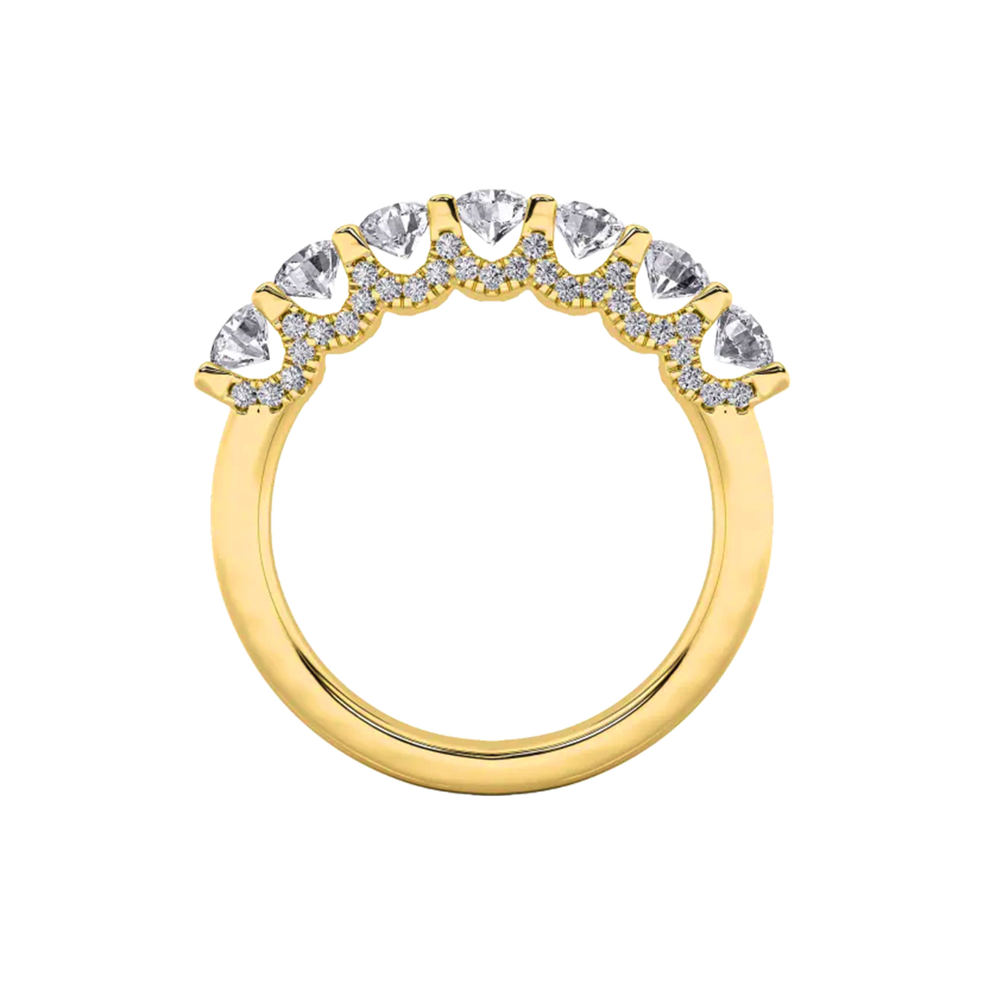 Seven Star Bridal Ring Set 4
