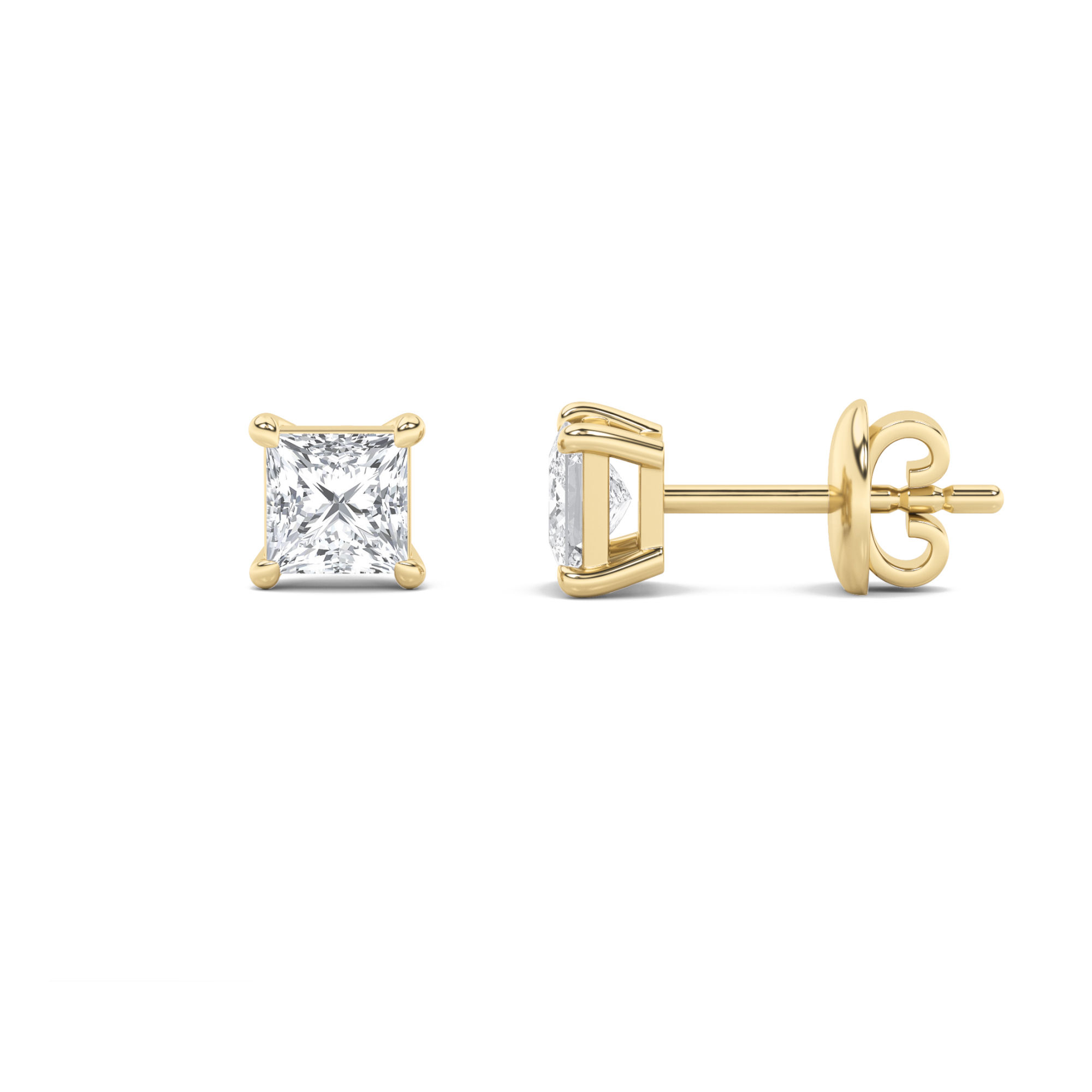 Pristine Princess Stud Earrings 2.5 Carat 2