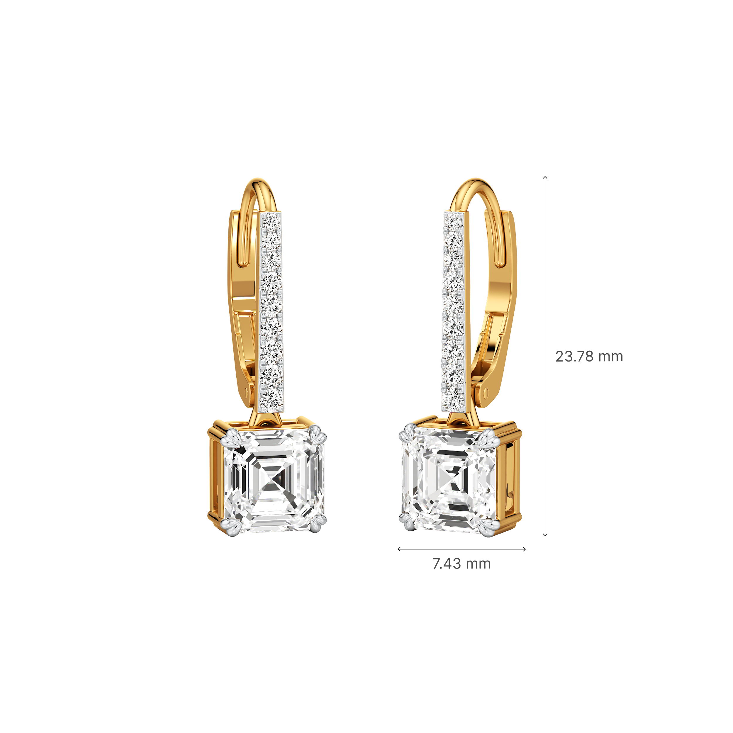Panoramic Brilliance Hoop Earrings 4