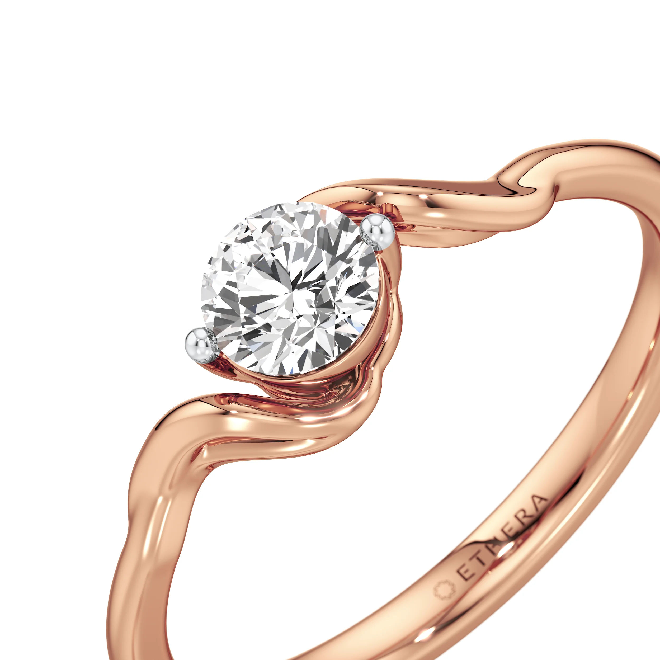 Sway Solitaire Ring 11