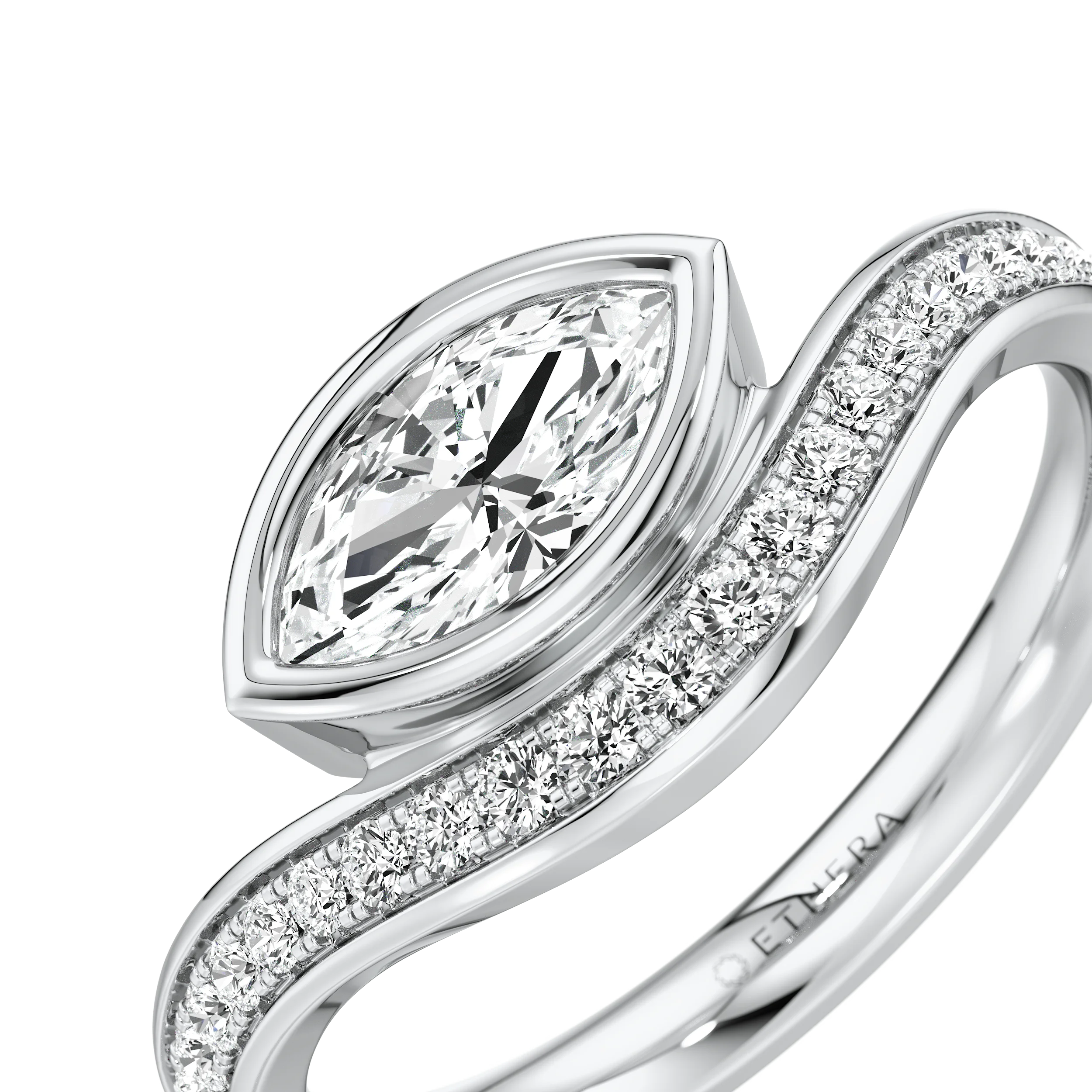 Marquise Elegance Solitaire Ring 7