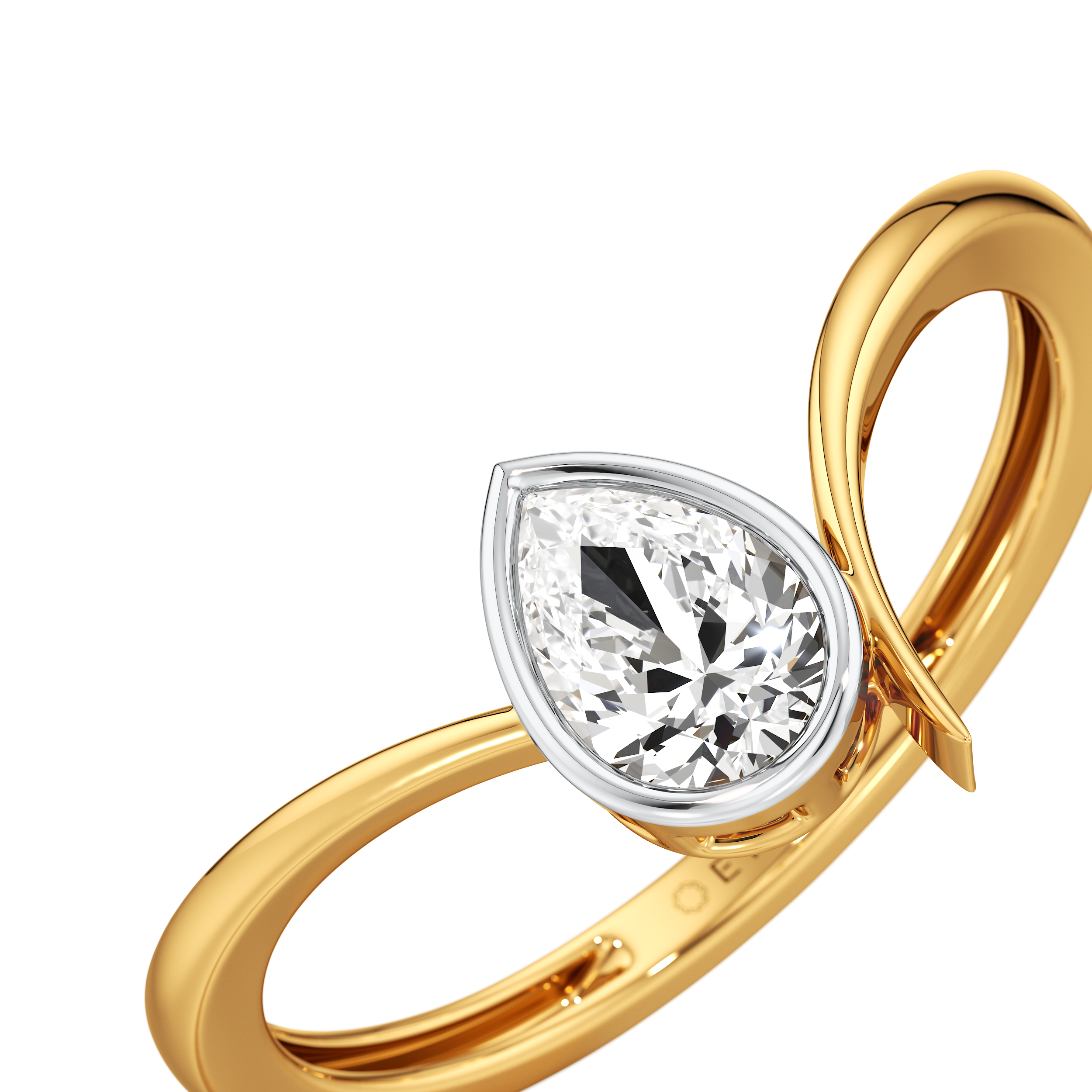 Teardrop Loop Ring 3