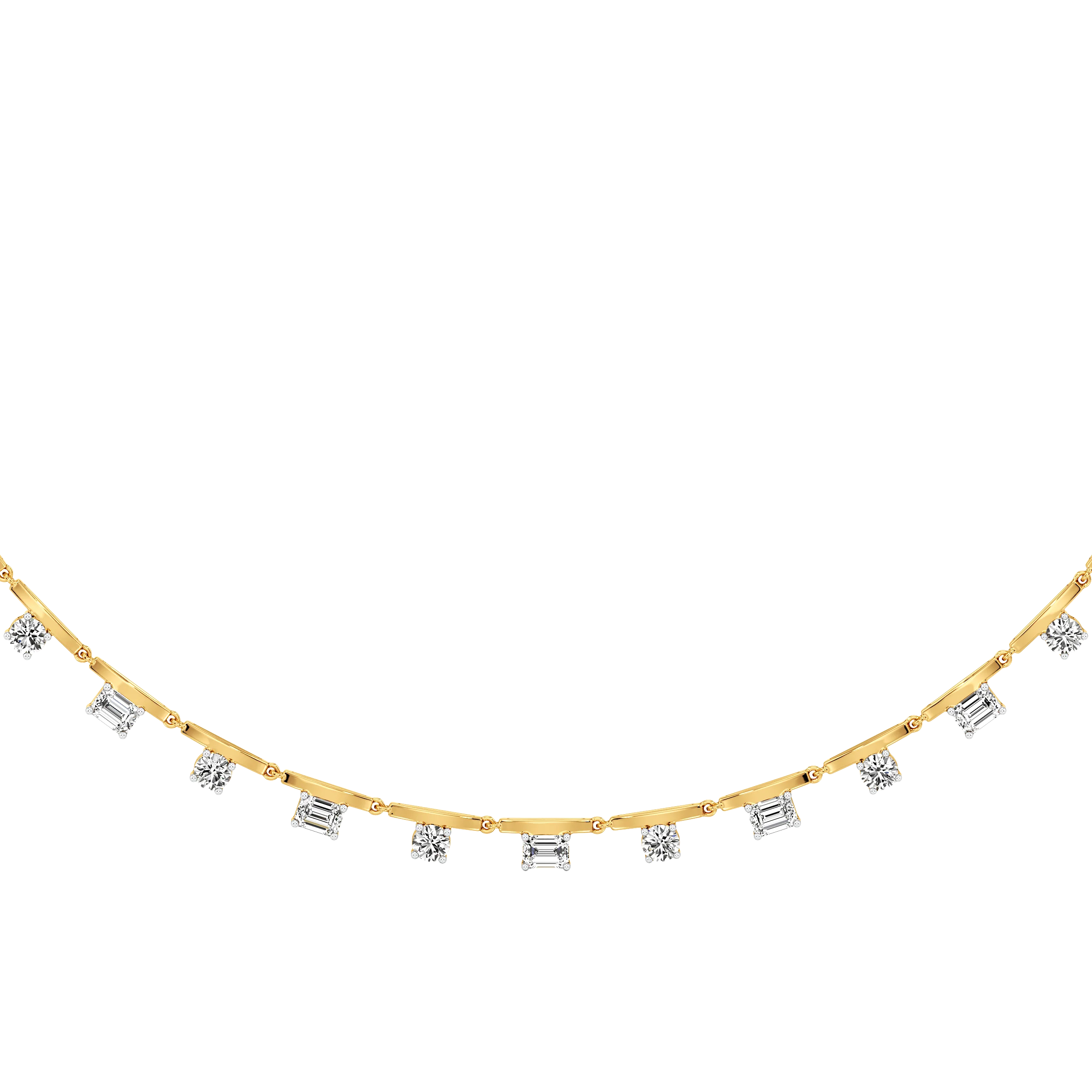 Starlight Serenade Tennis Necklace 4