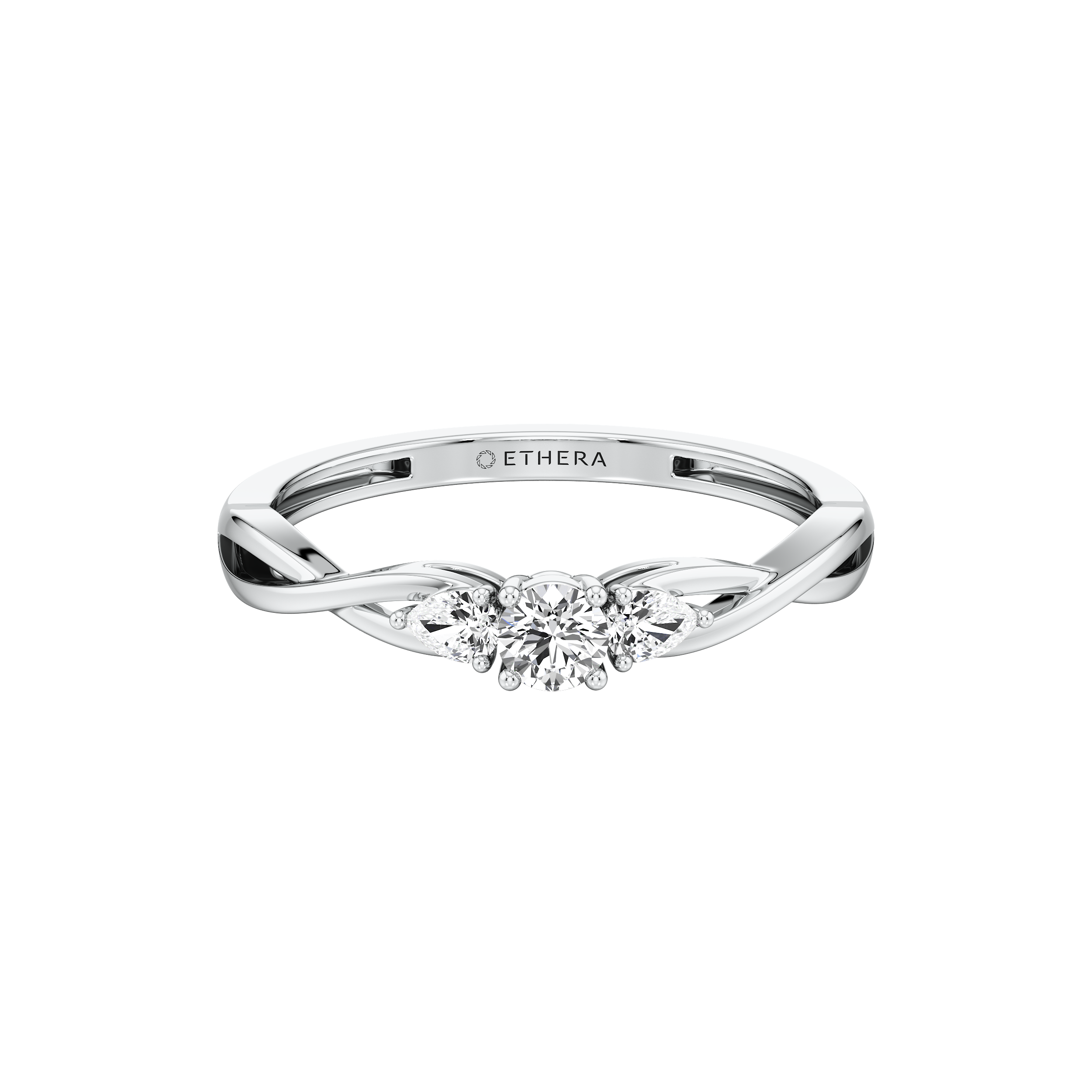 Trio Pear Ring 6
