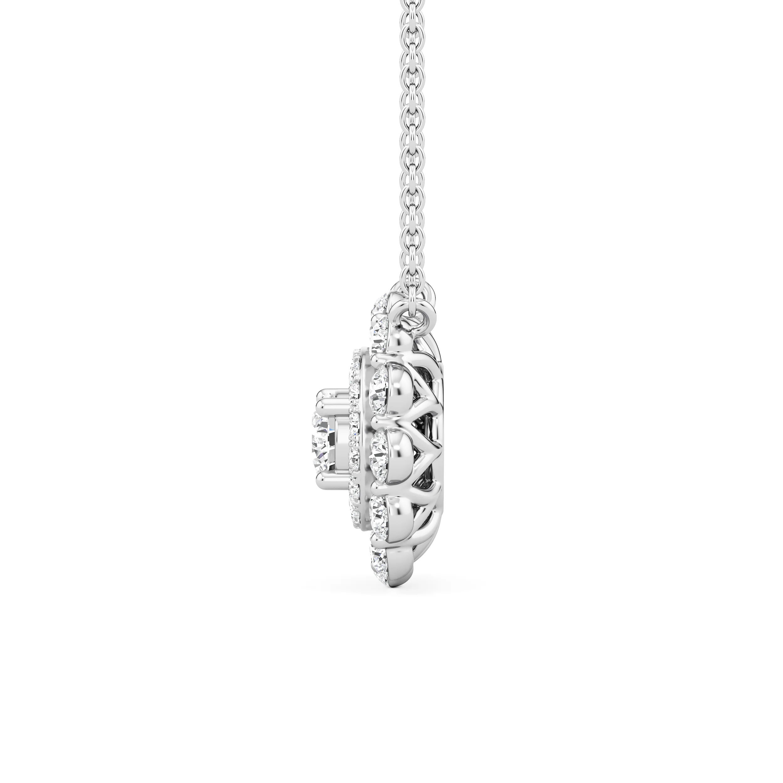 Solar Radiance Diamond Necklace 5