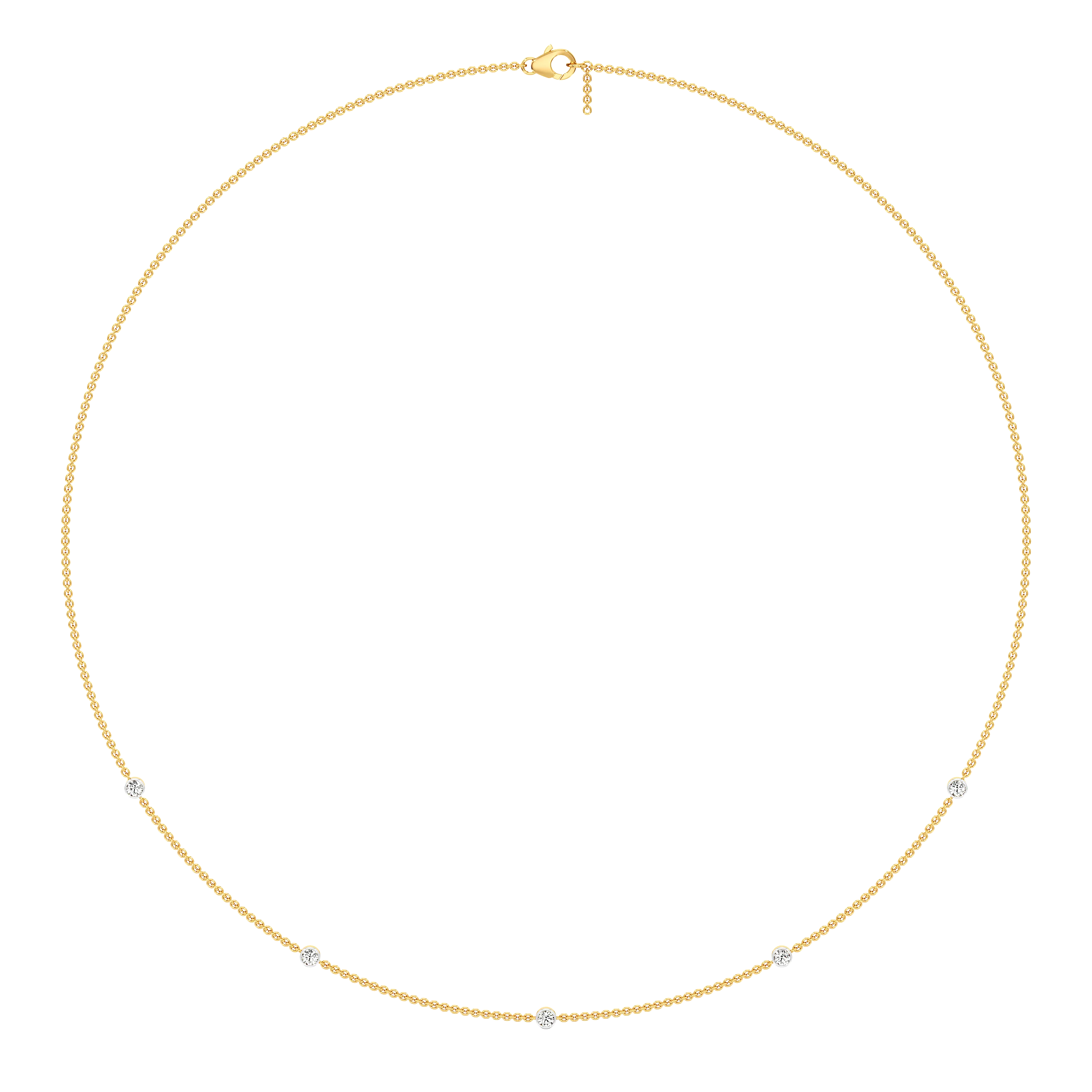 Twilight Twinkle Diamond By Yard Necklace 3