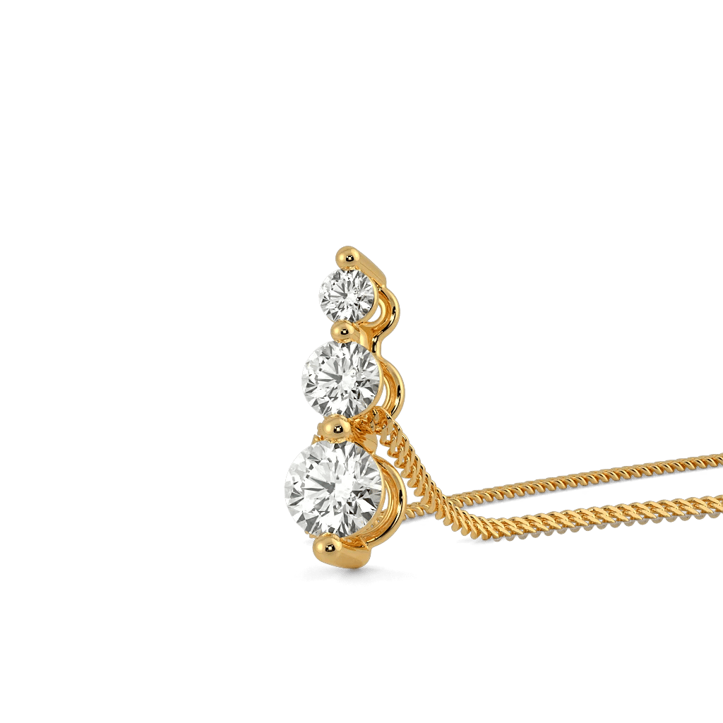 Cascade Line Pendant & Earrings