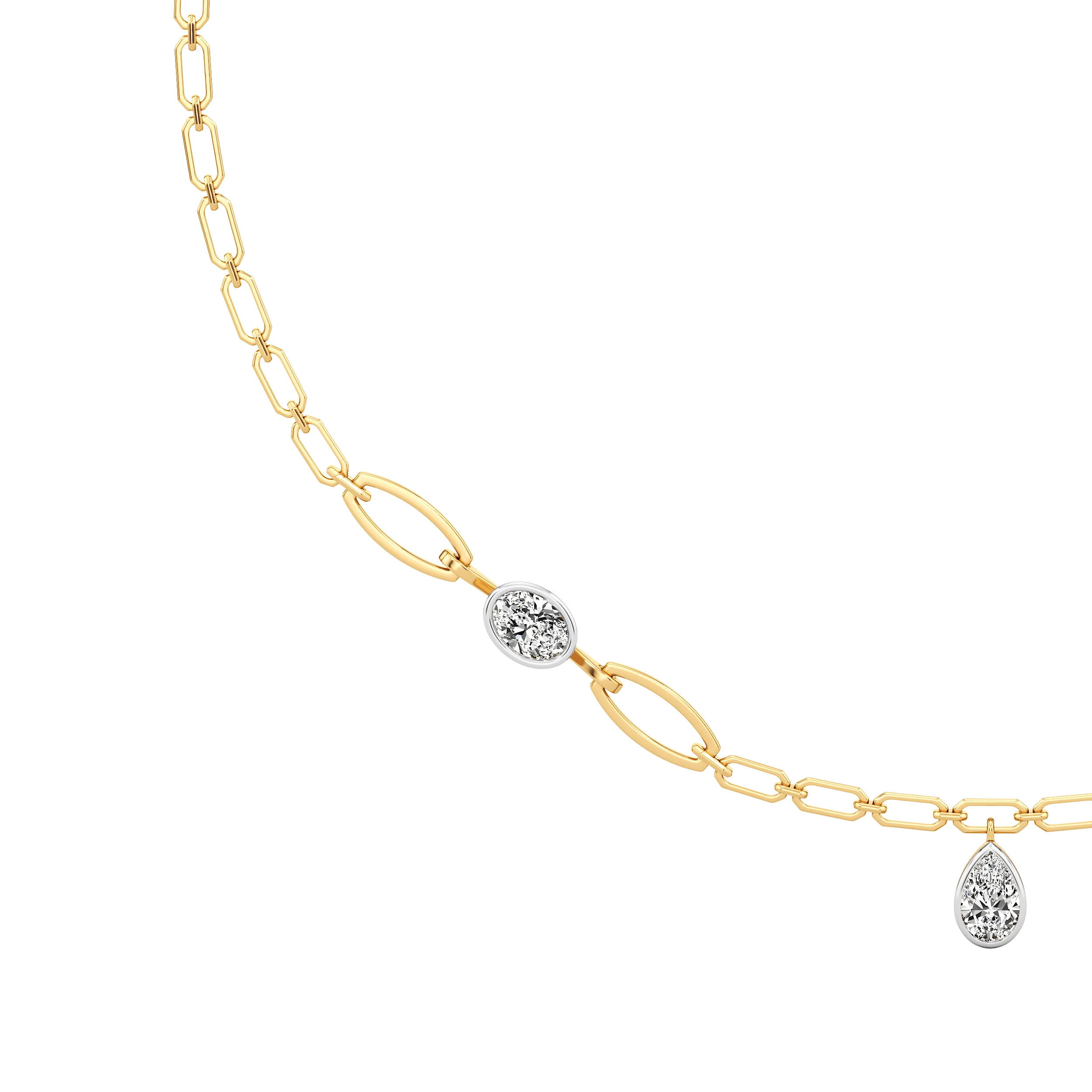 Lustre Loop Diamond Necklace 3