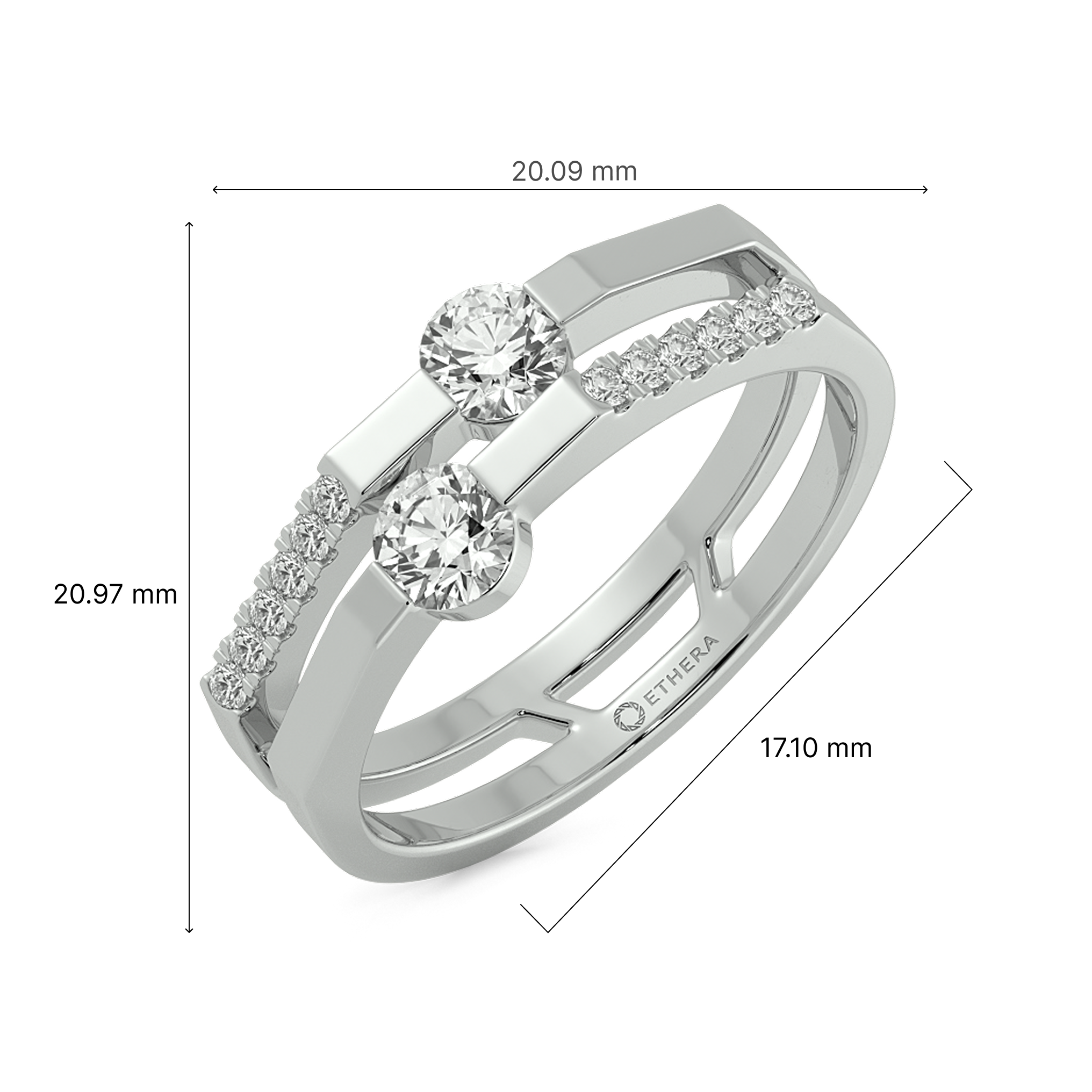 Refined Ridges Ring 5