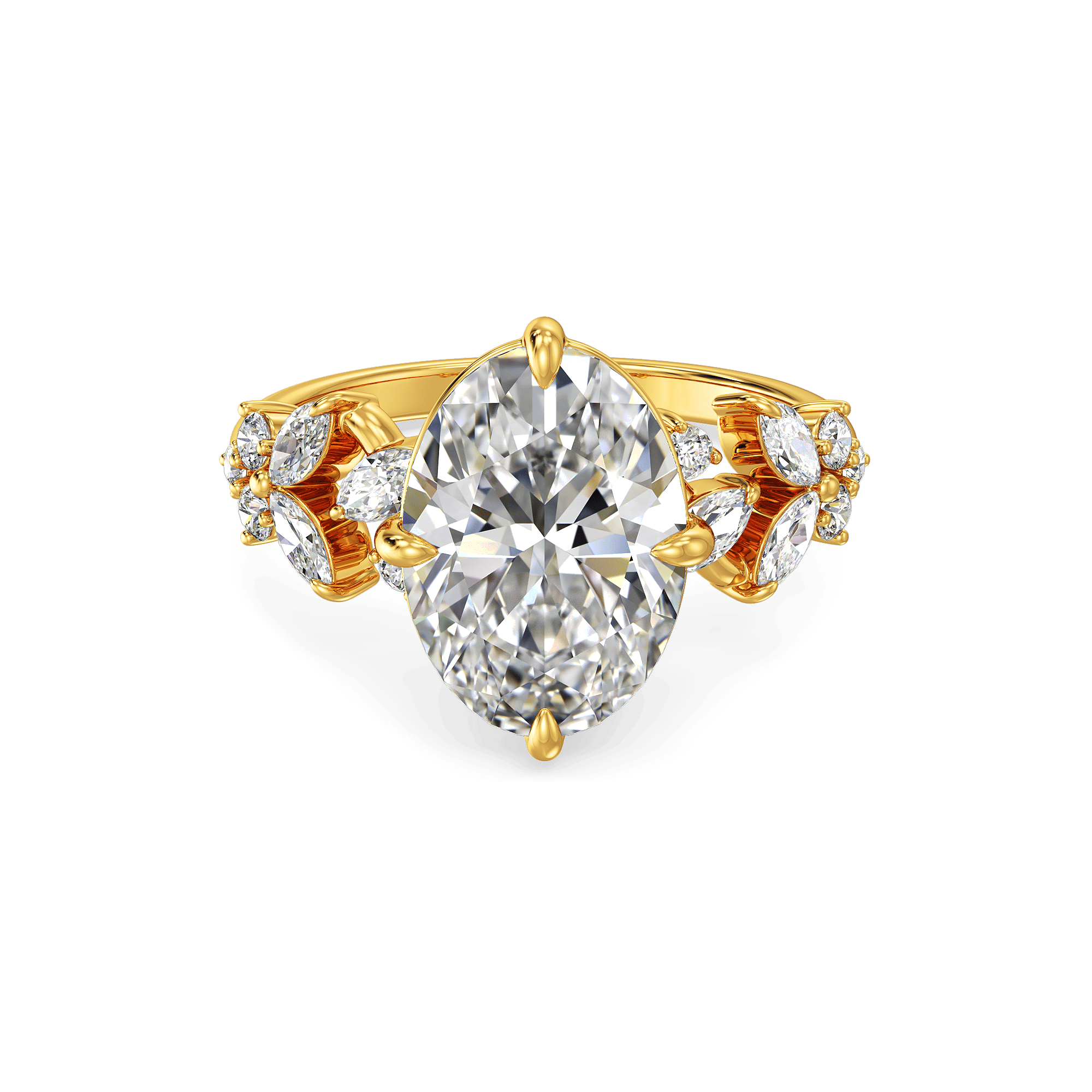 Celestial Bloom Ring - Comfort Fit