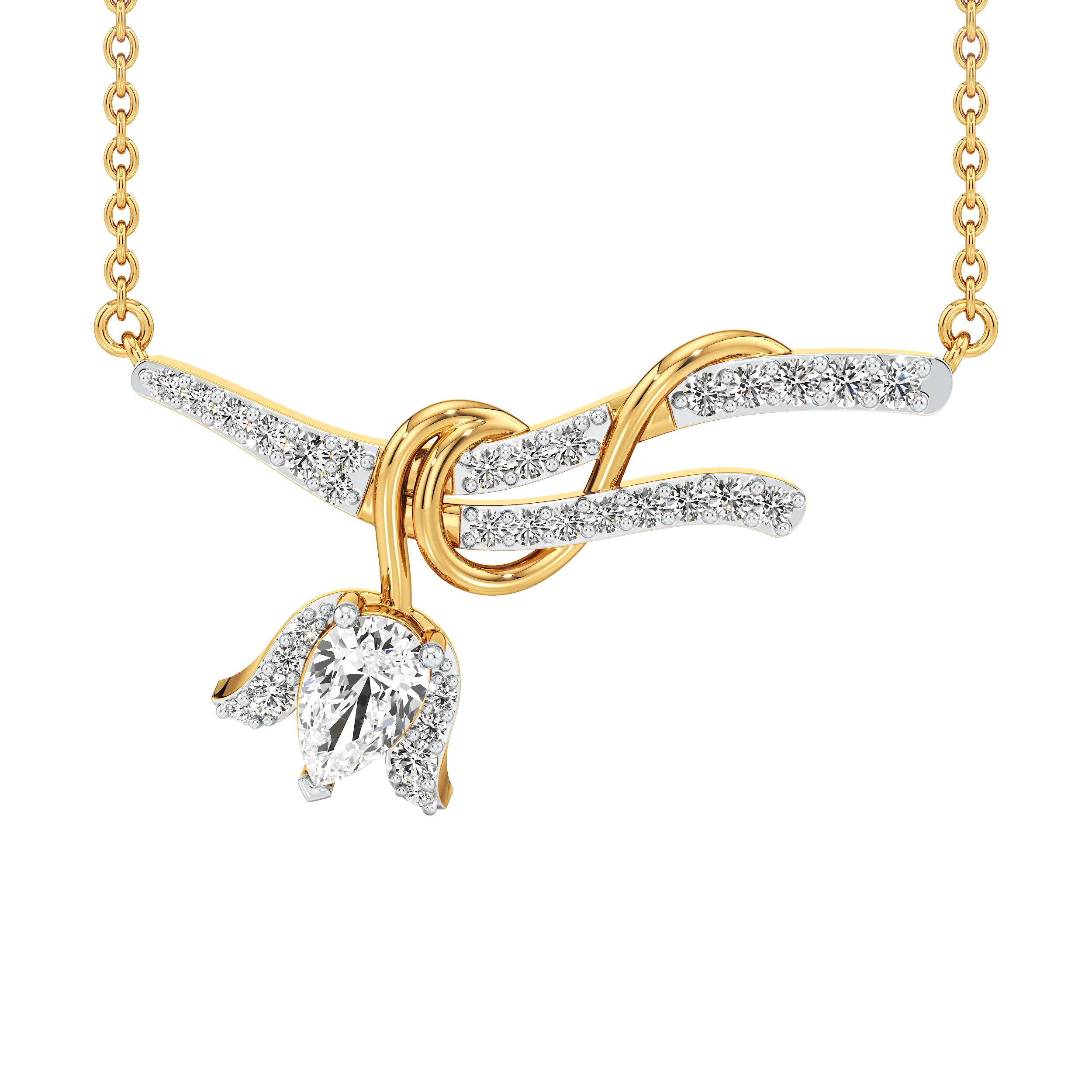 The Jasmine Knot Pendant hover