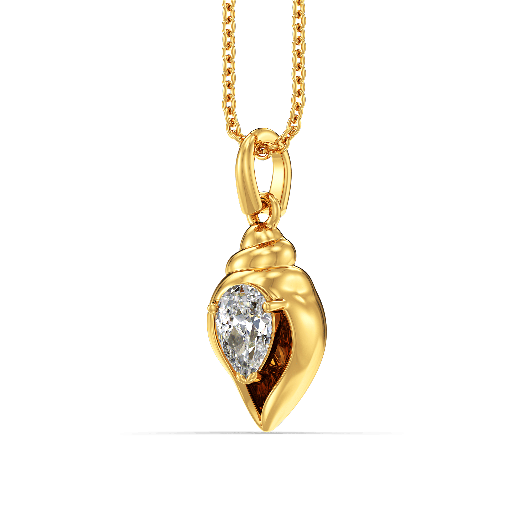 Sapphire Triton Shell Pendant 1