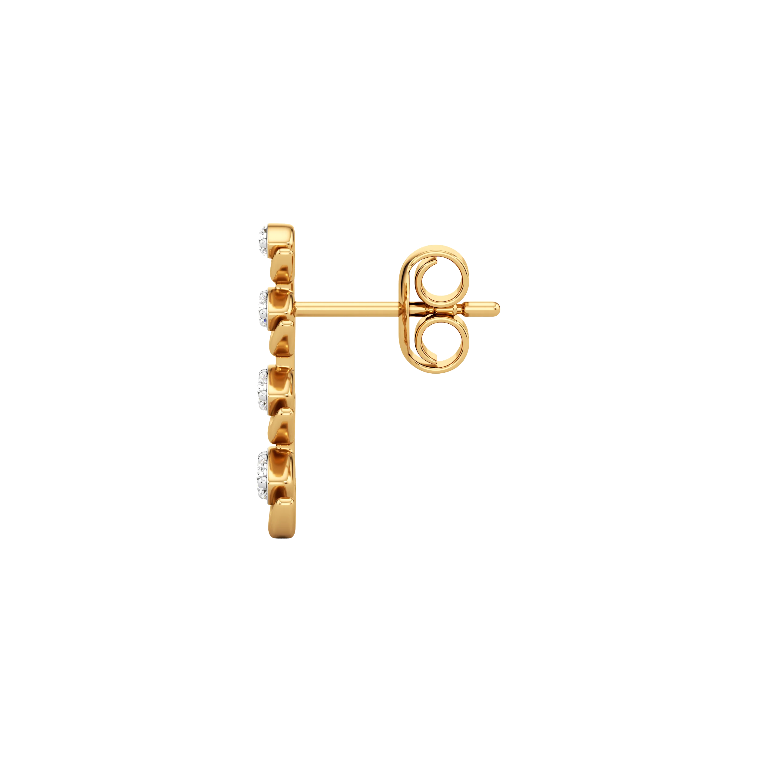 Crescent Cascade Stud 2