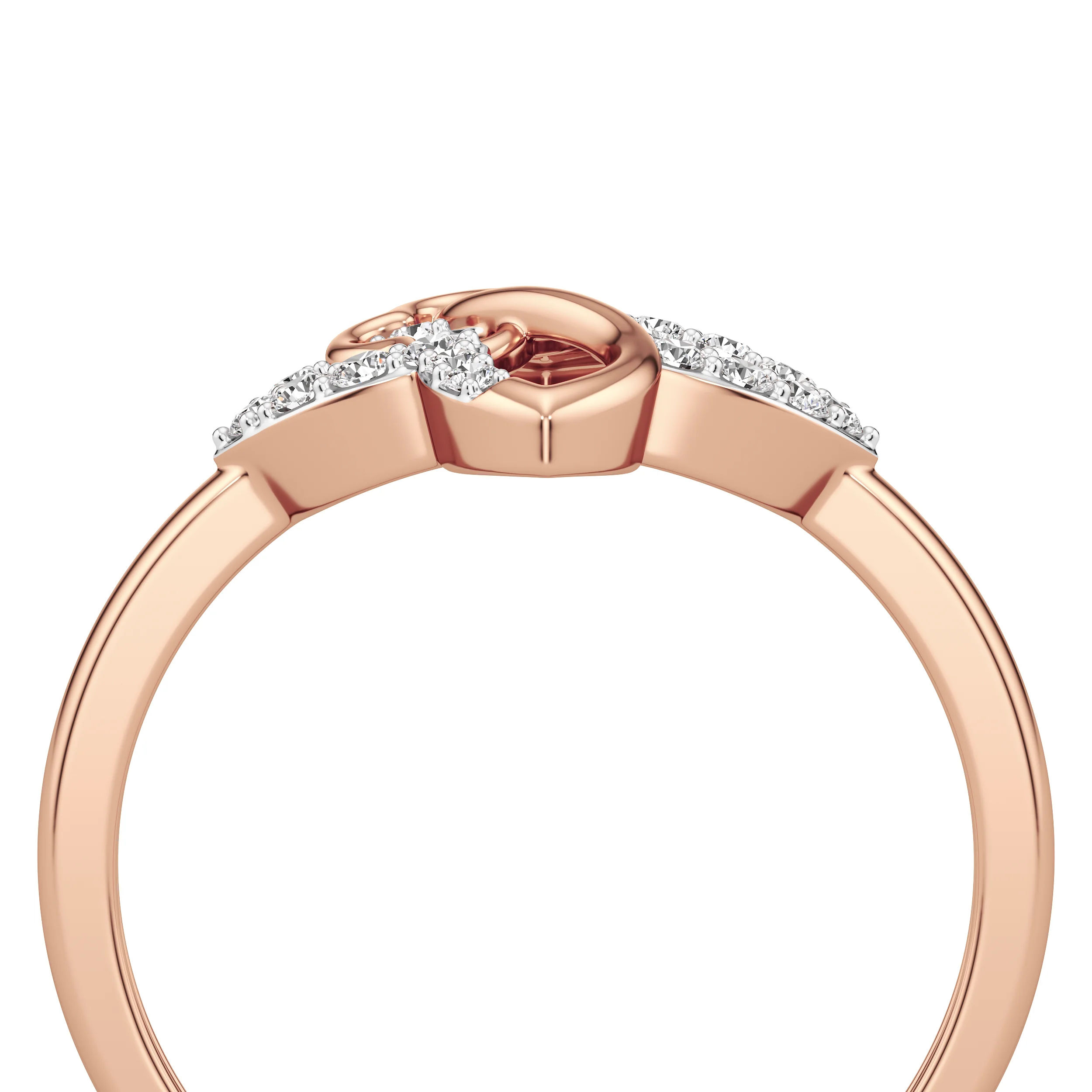 Petal Knot Diamond Ring 18
