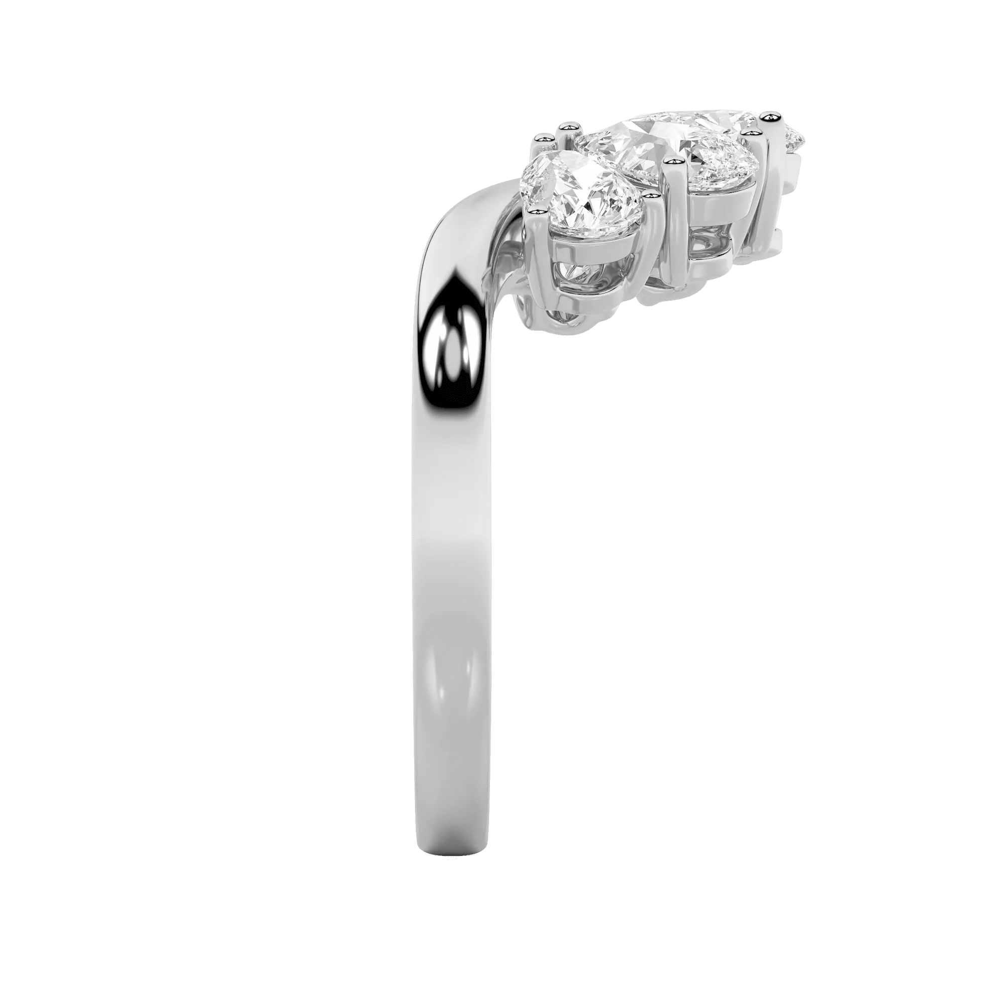 Crowned Glory Five Stone Ring 7