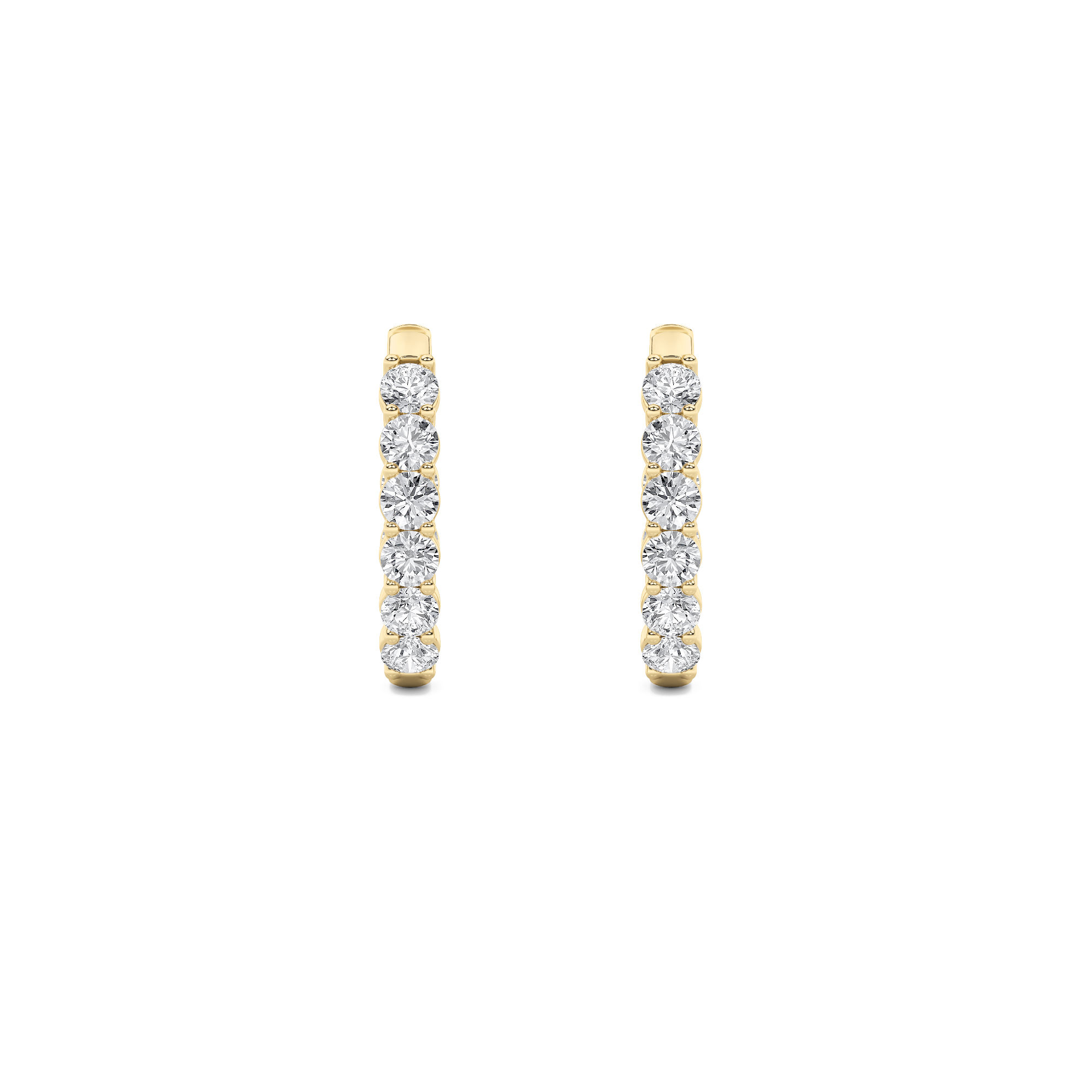 Dainty Sparkles Hoop Earrings 2