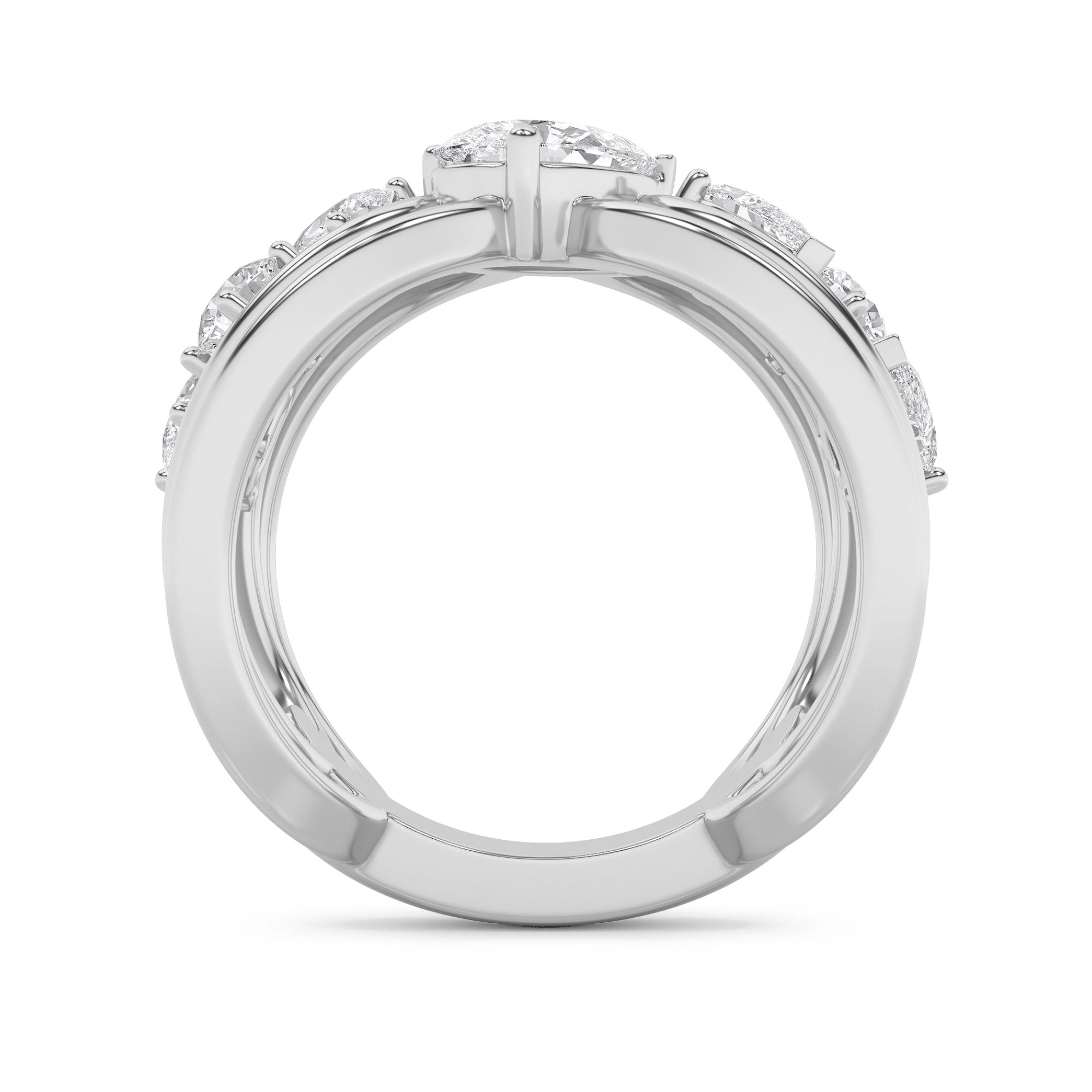 Stellar Five Cocktail Ring 8