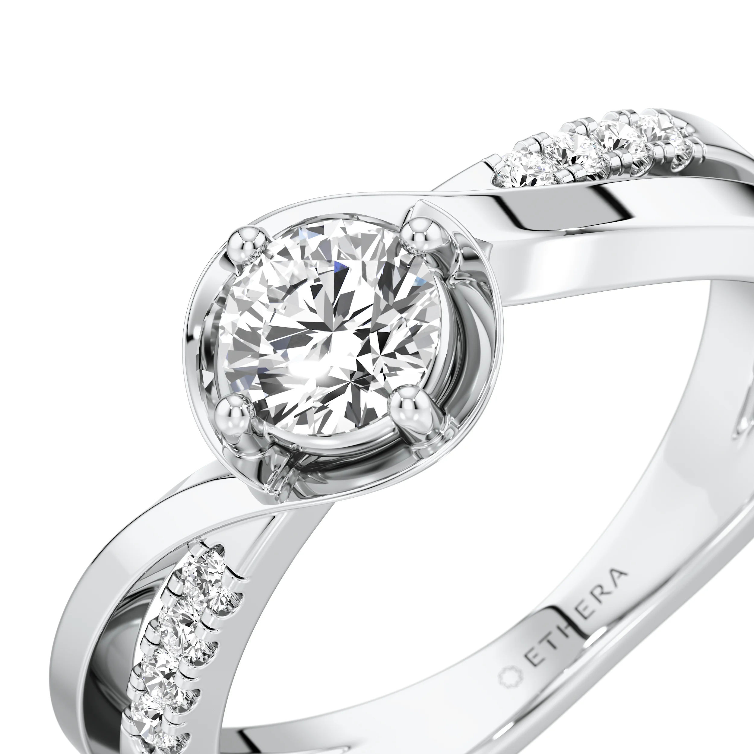 Celeste Curve Ring 7