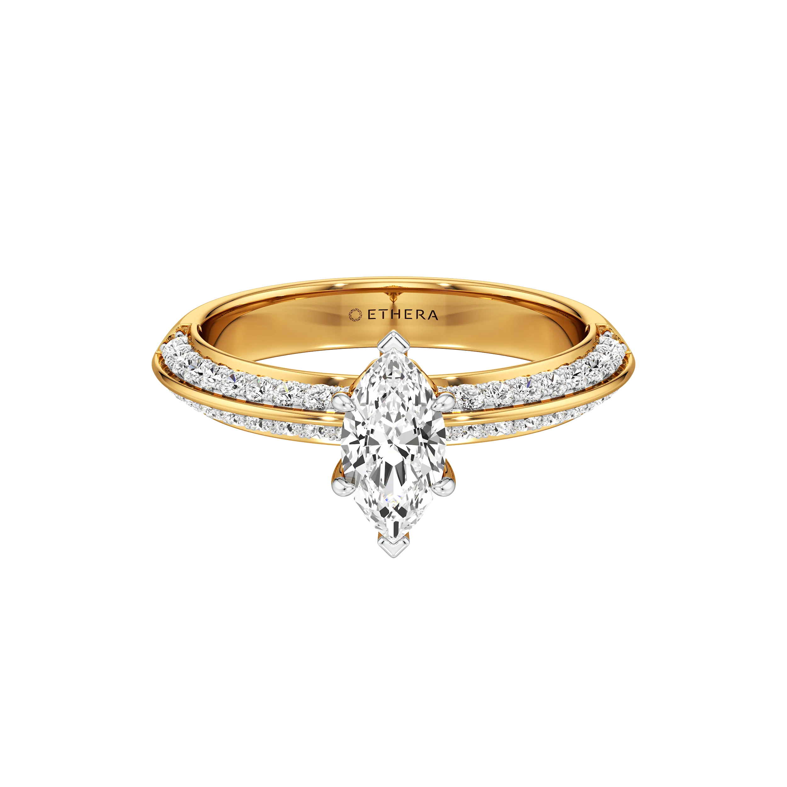 Marquise Arc Ring 3