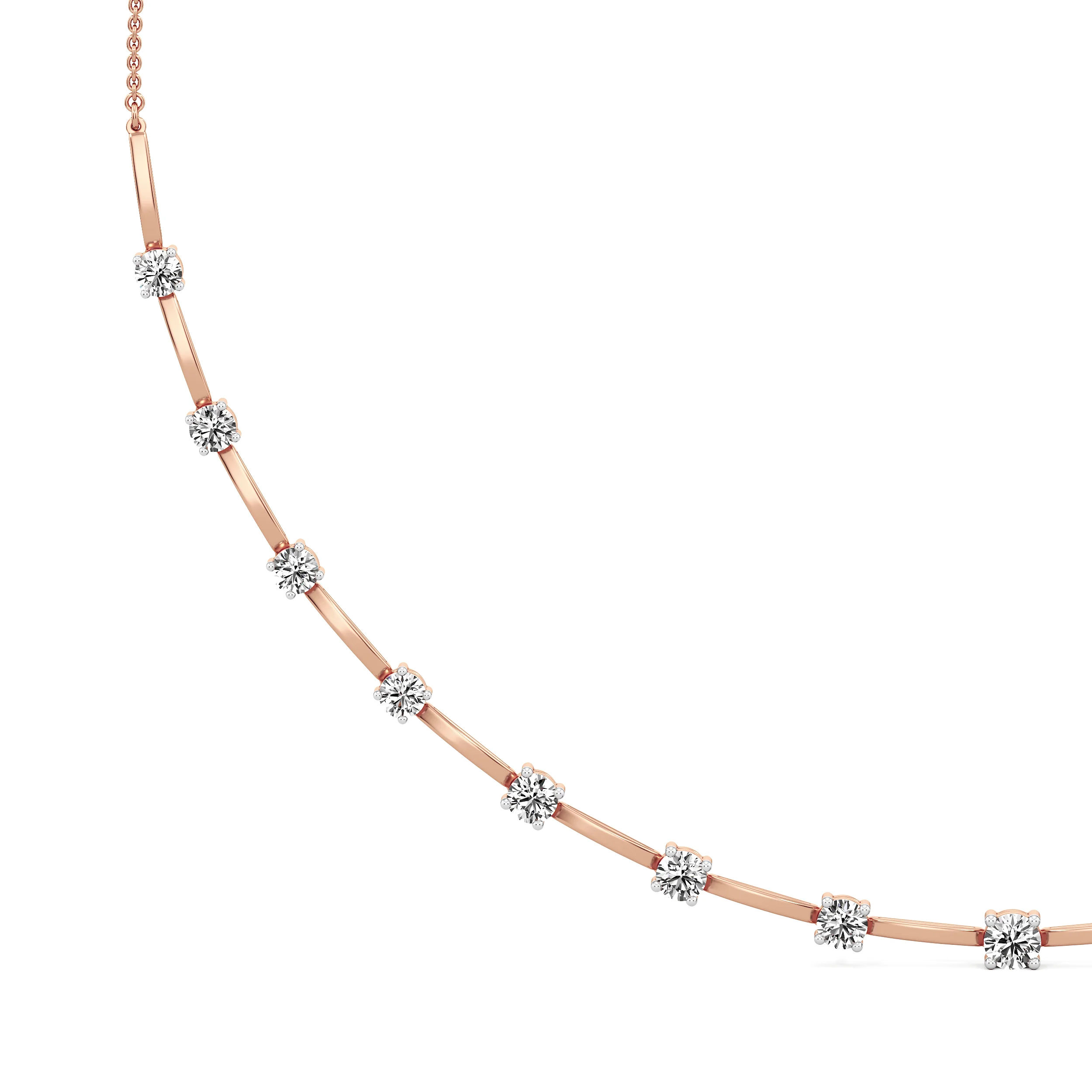 Cadence Line Necklace 9