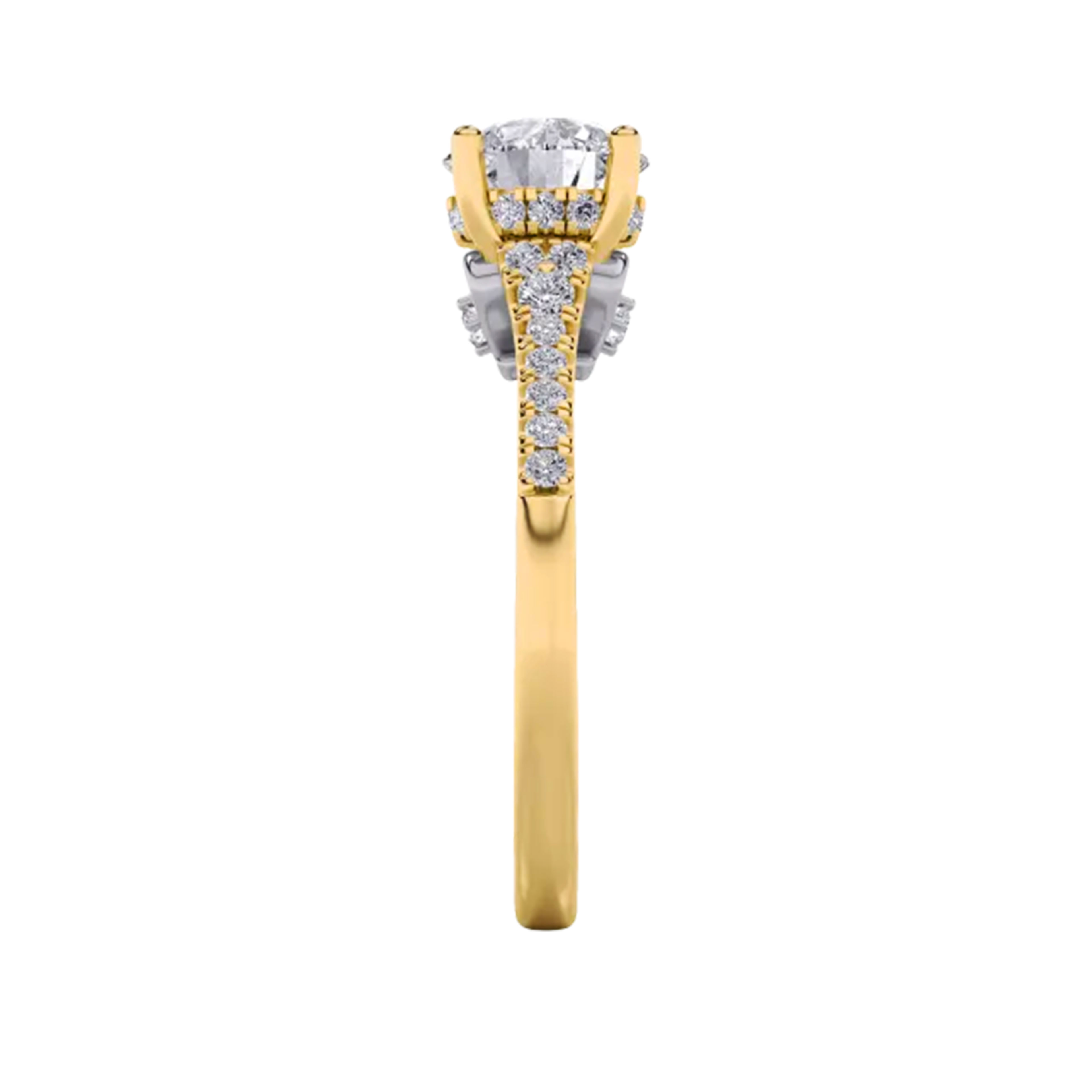 Blush Radiance Solitaire Ring 5