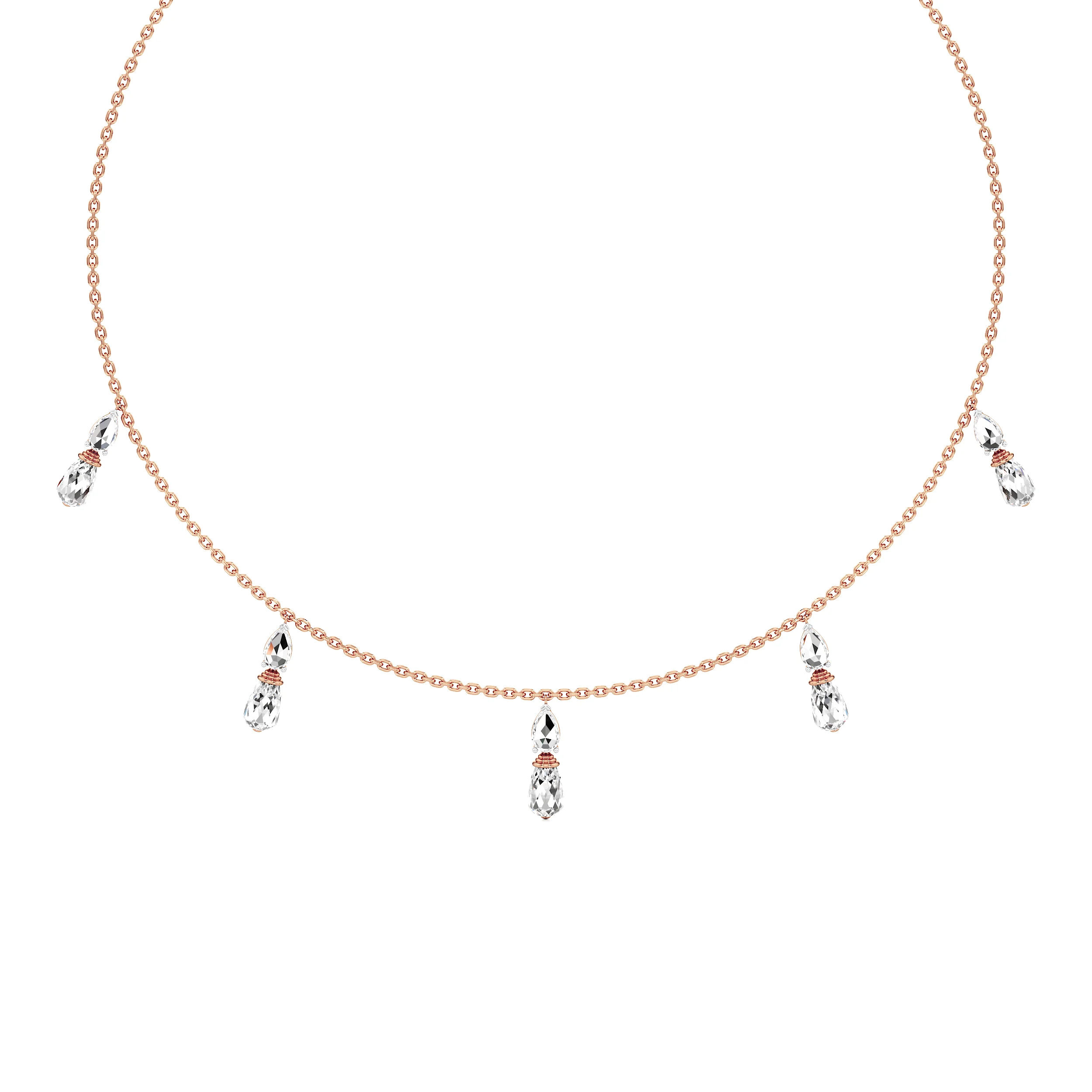 Rose Radiance Diamond By Yard Necklace 5