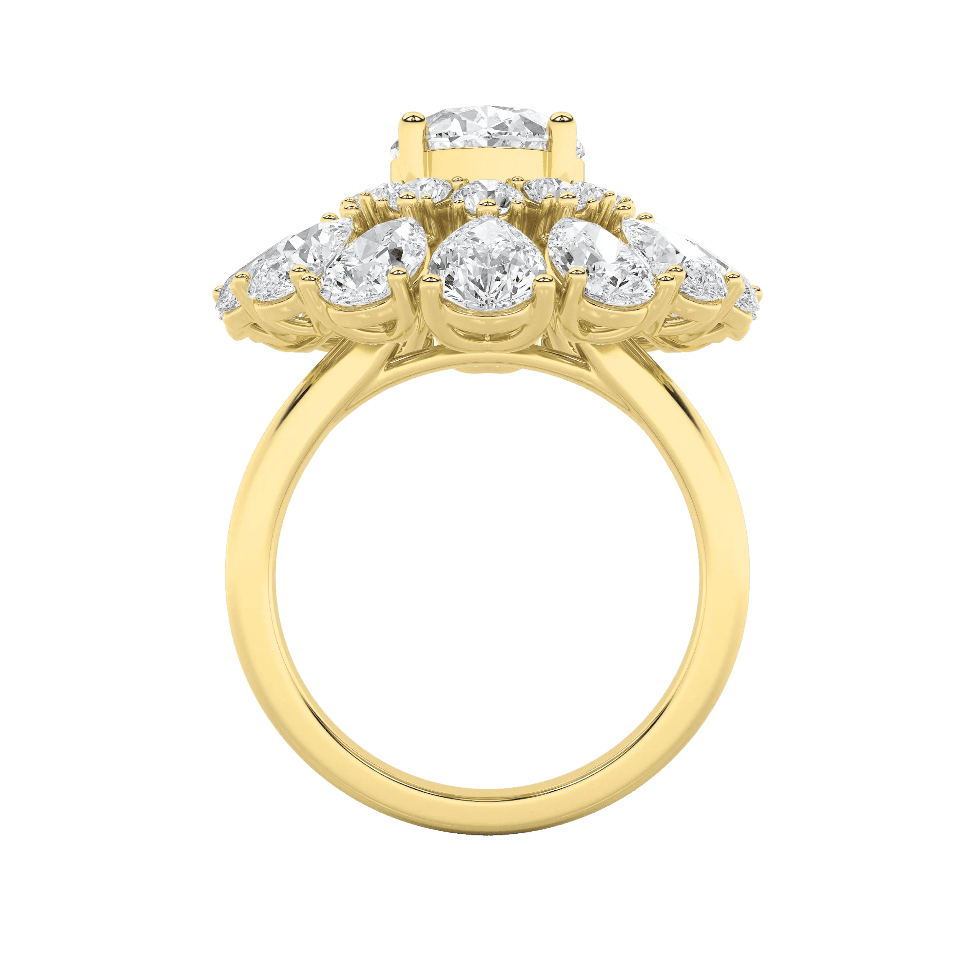 Floral Fusion Cocktail Ring 3