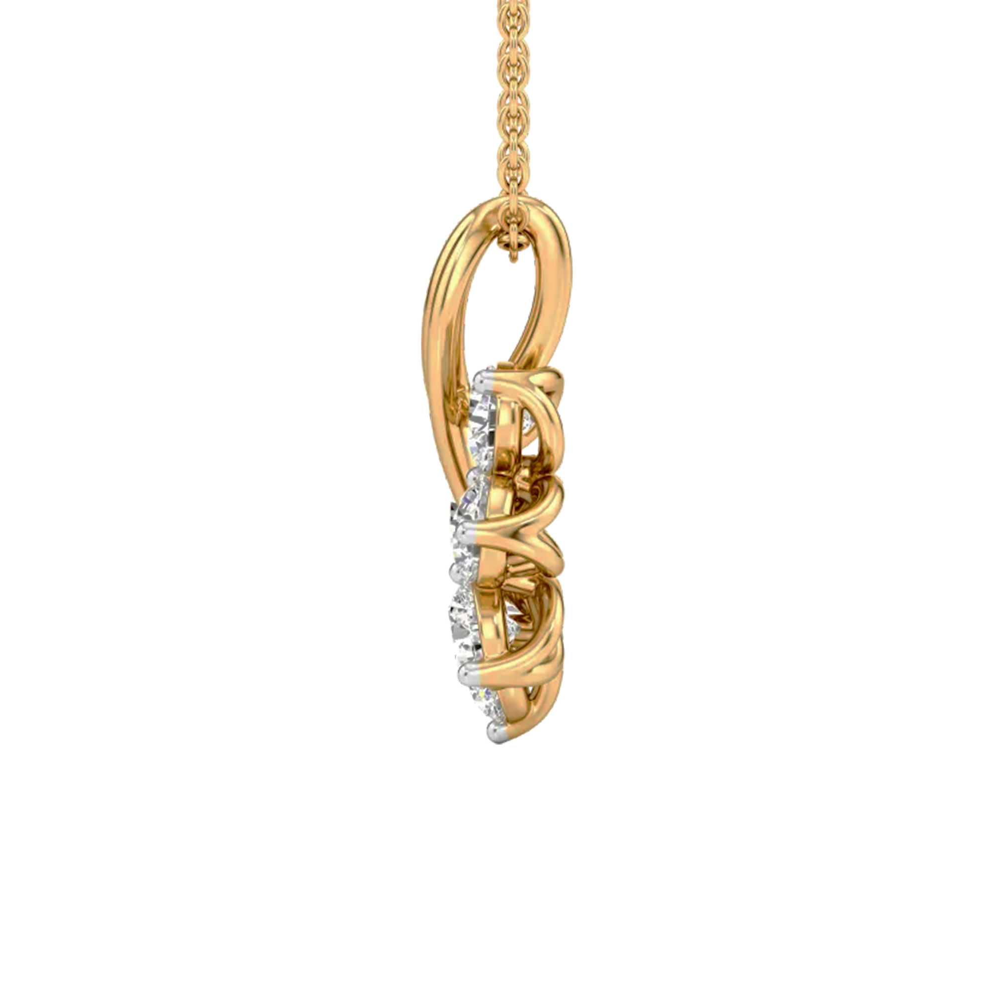 Loop Petal Pendant 4