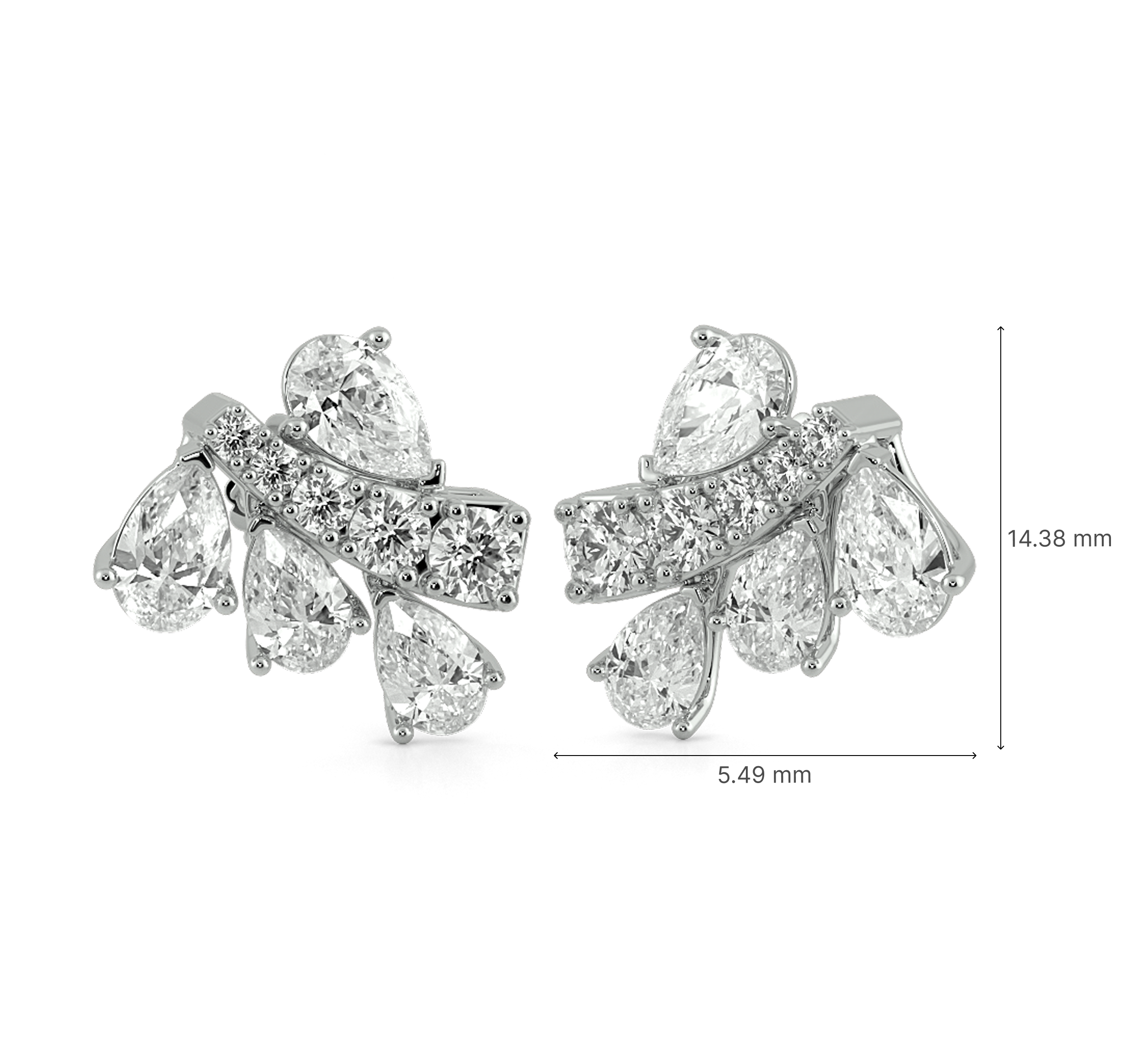 Abstract Aura Stud Earrings 5