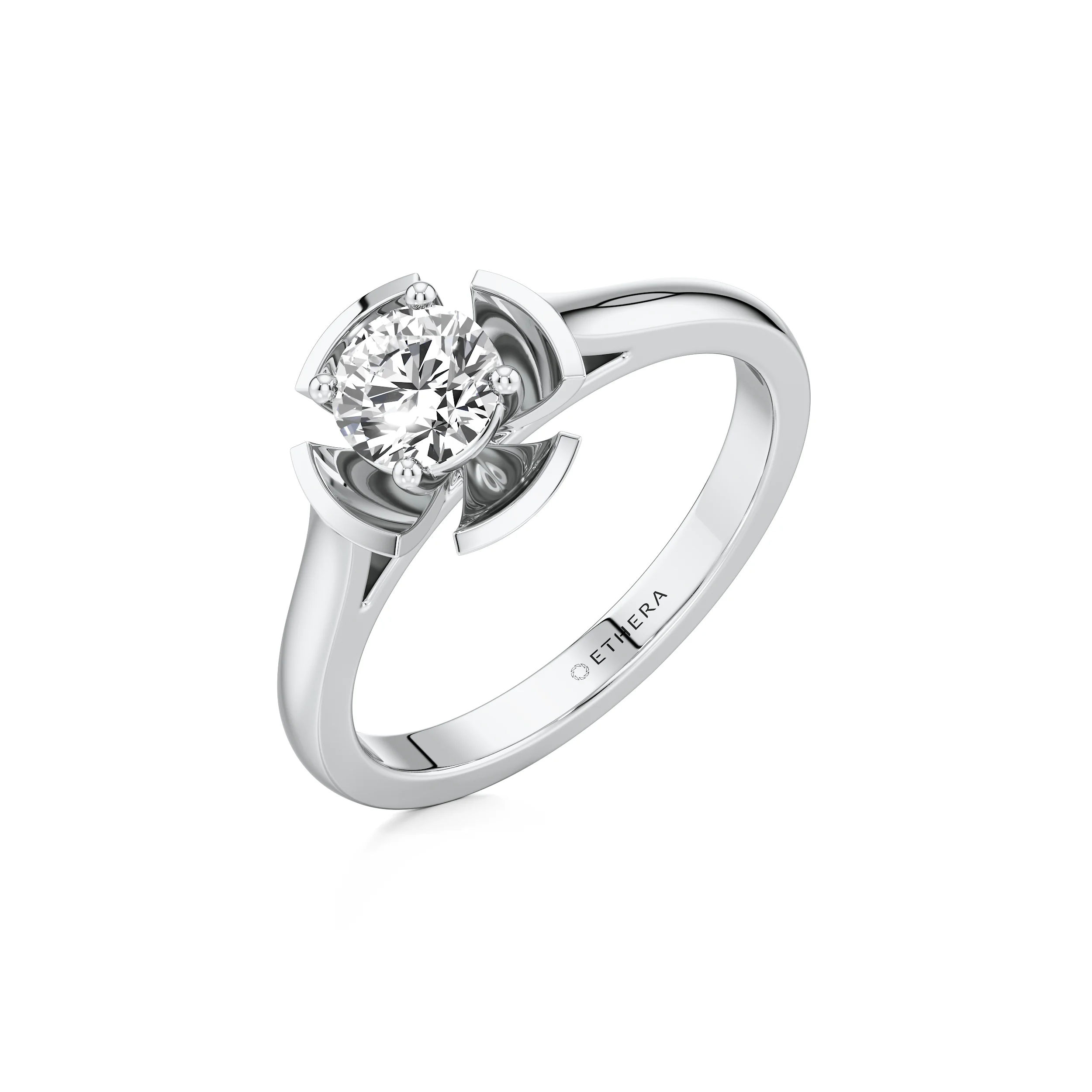 Petal Solitare Ring 6