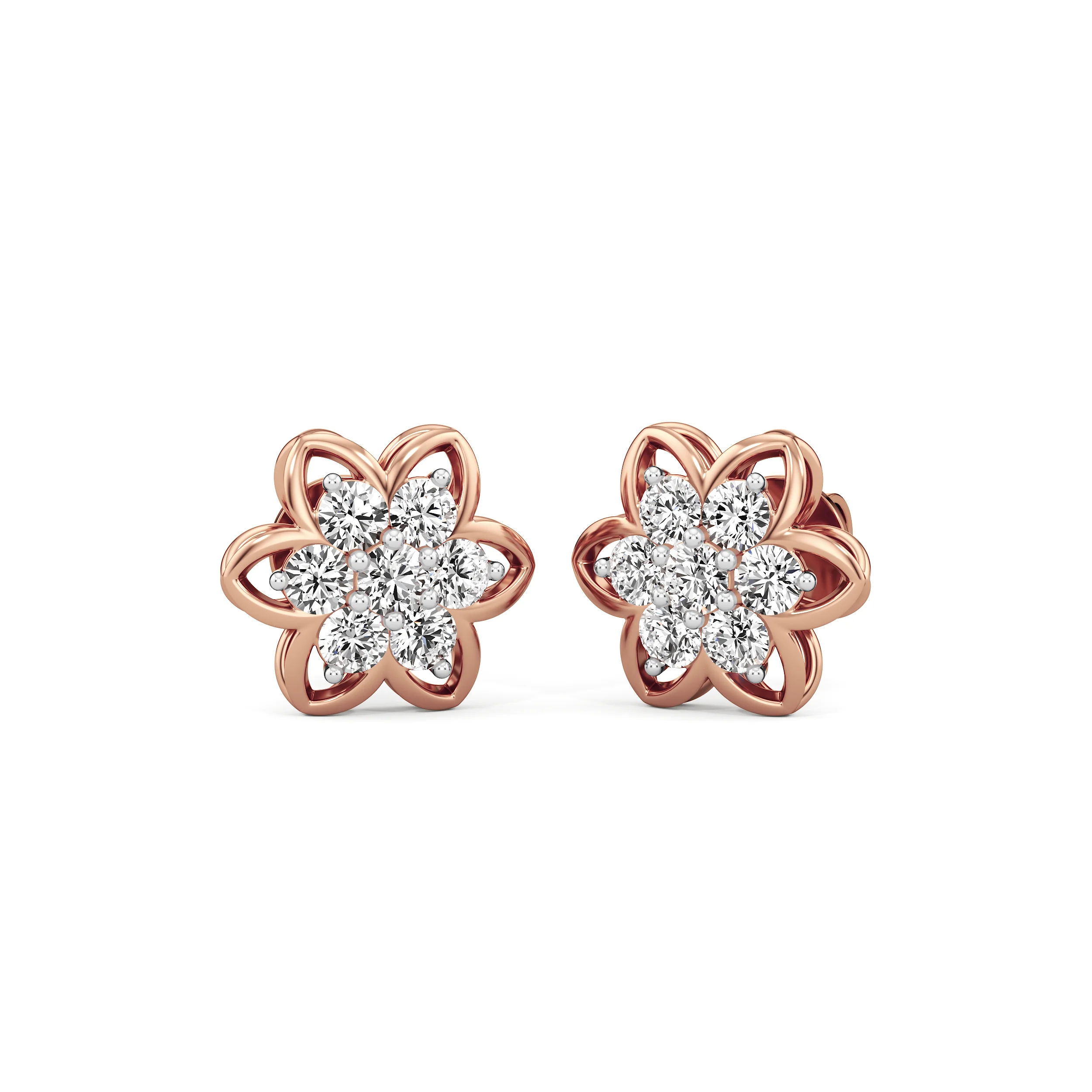 Petalburst Diamond Studs 4