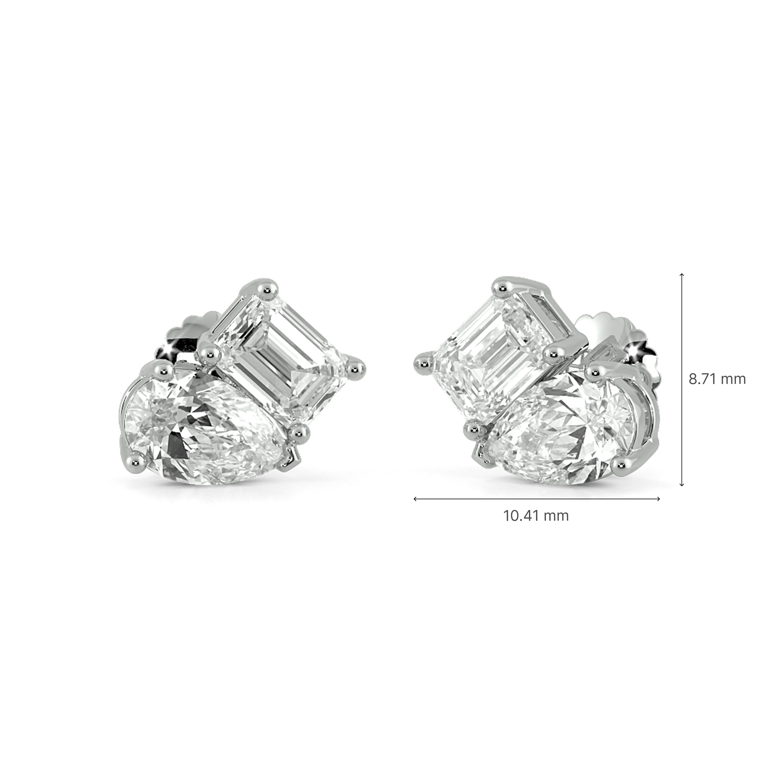 Twice The Shine Stud Earrings 3