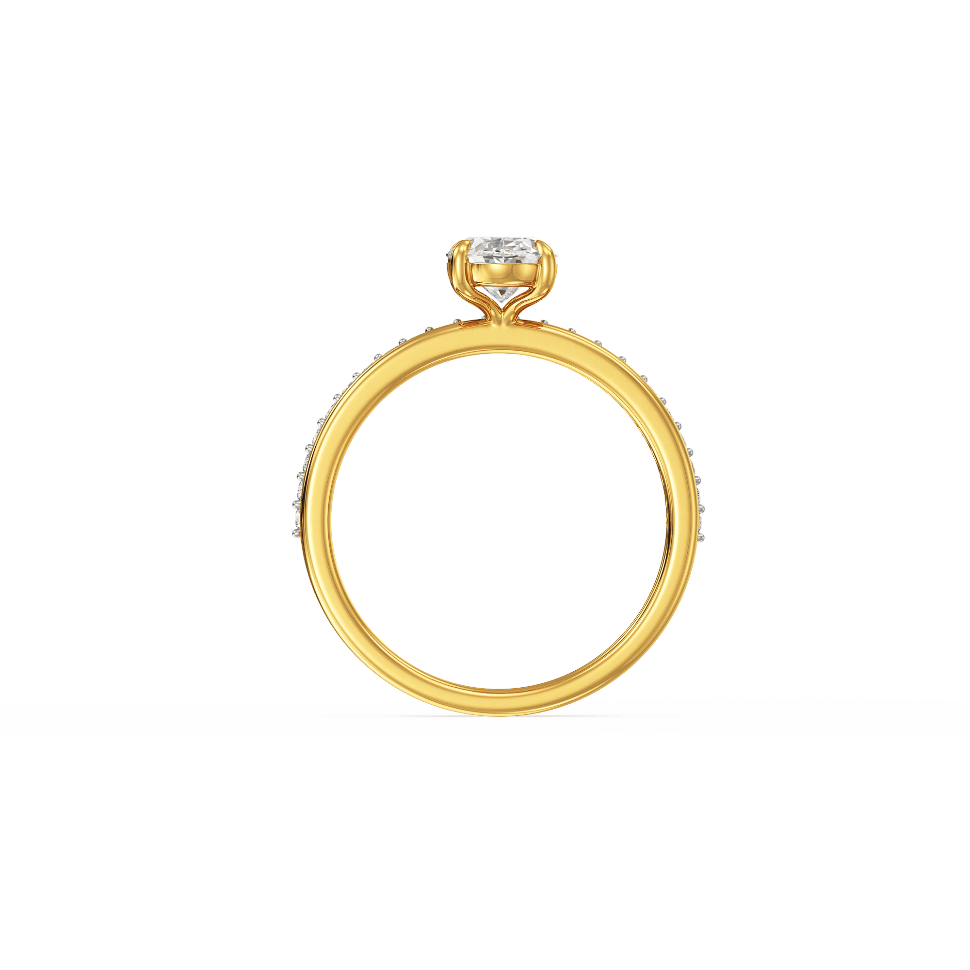 The Duet Oval Bridal Ring Set 3