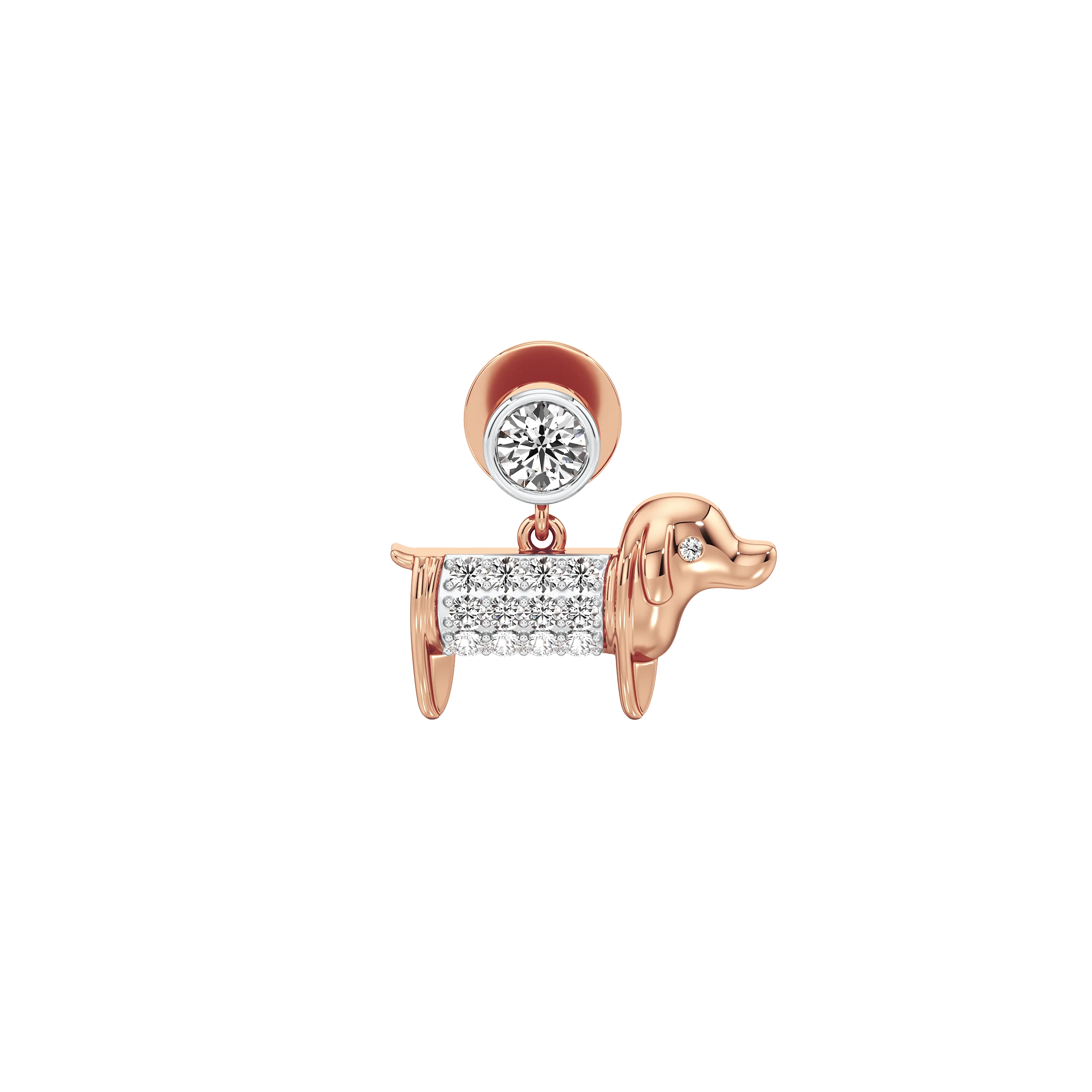 Dot & Dash Diamond Stud 8