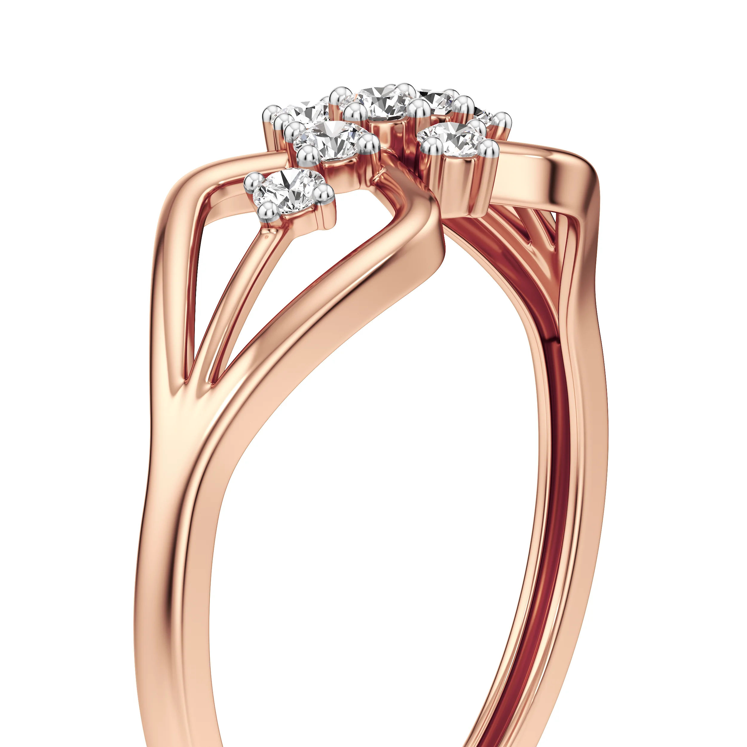 Petal Weave Diamond Ring 20