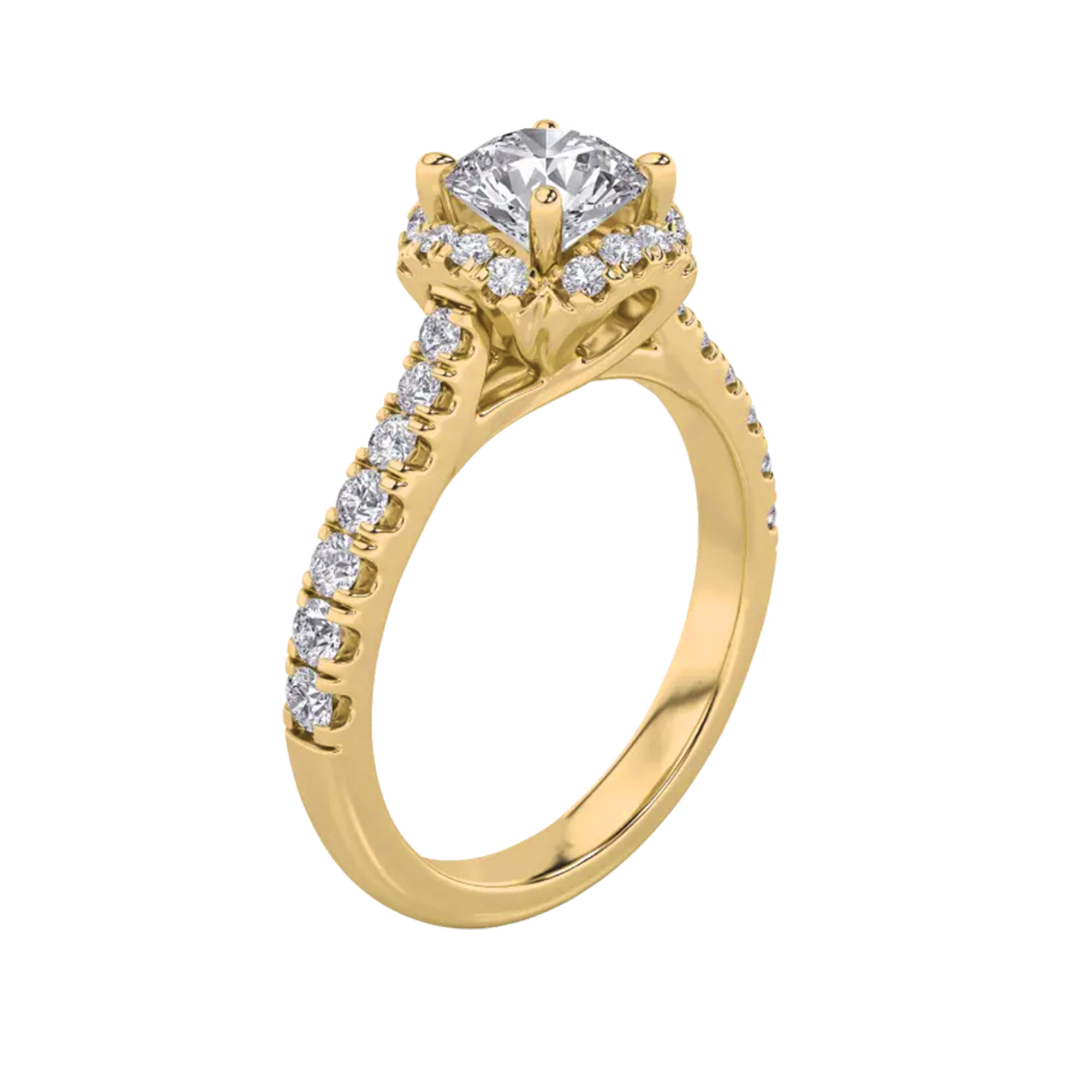 Secret Garden Solitaire Ring 1